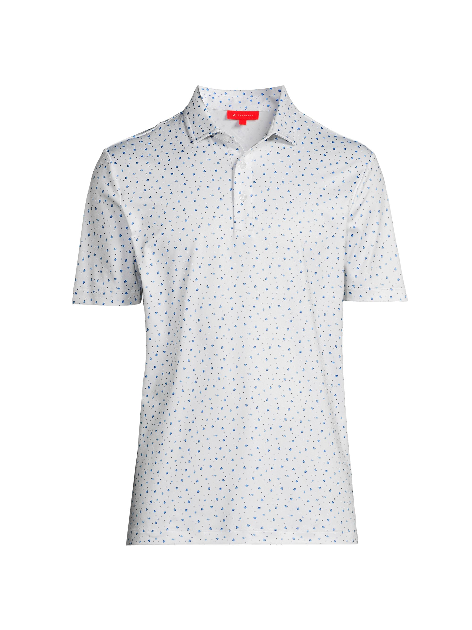 Redvanly Men's Howell Performance Polo Shirt - Bright White