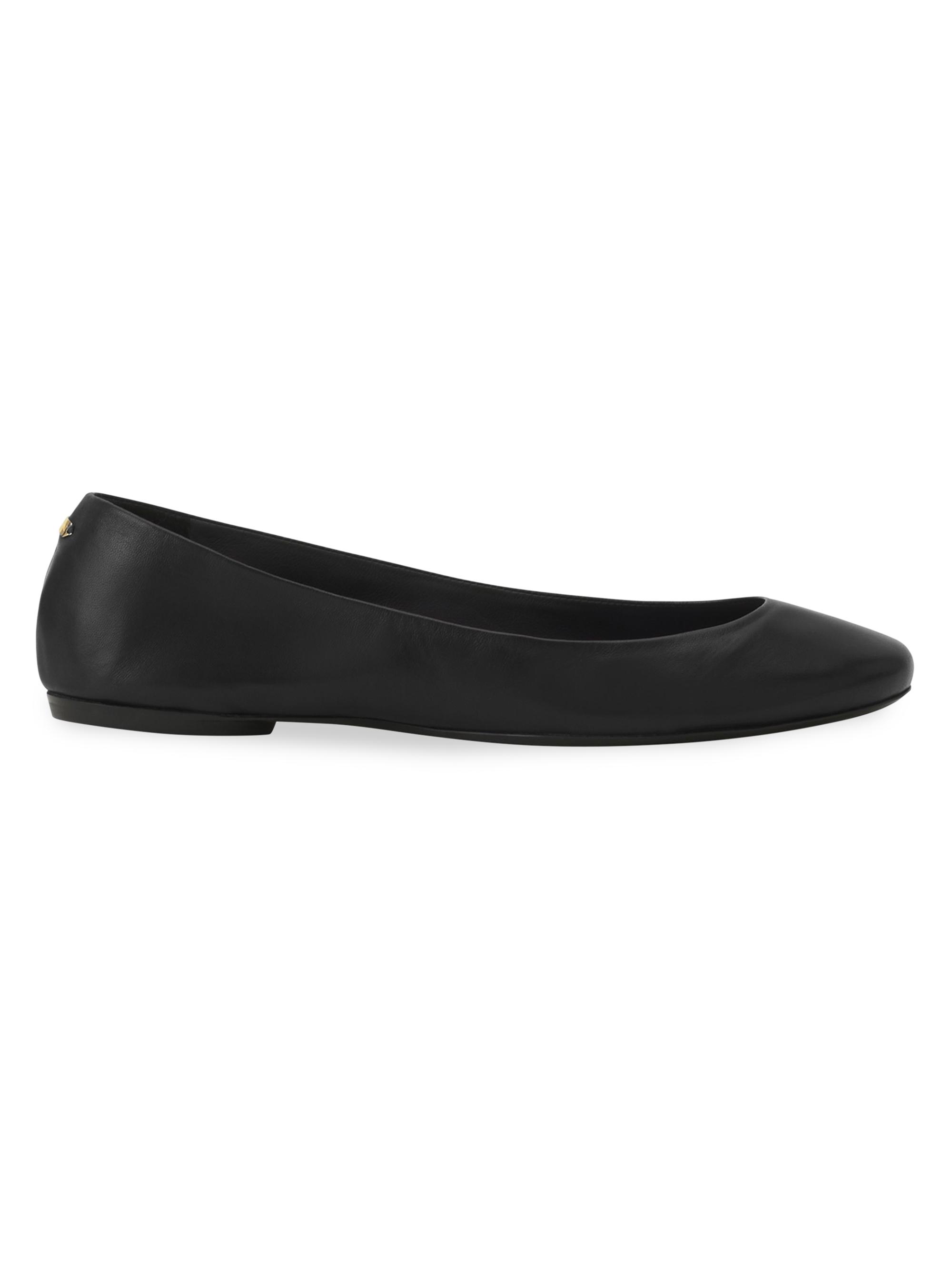 Lanvin Women's The Ballerina Flats in Leather - Black