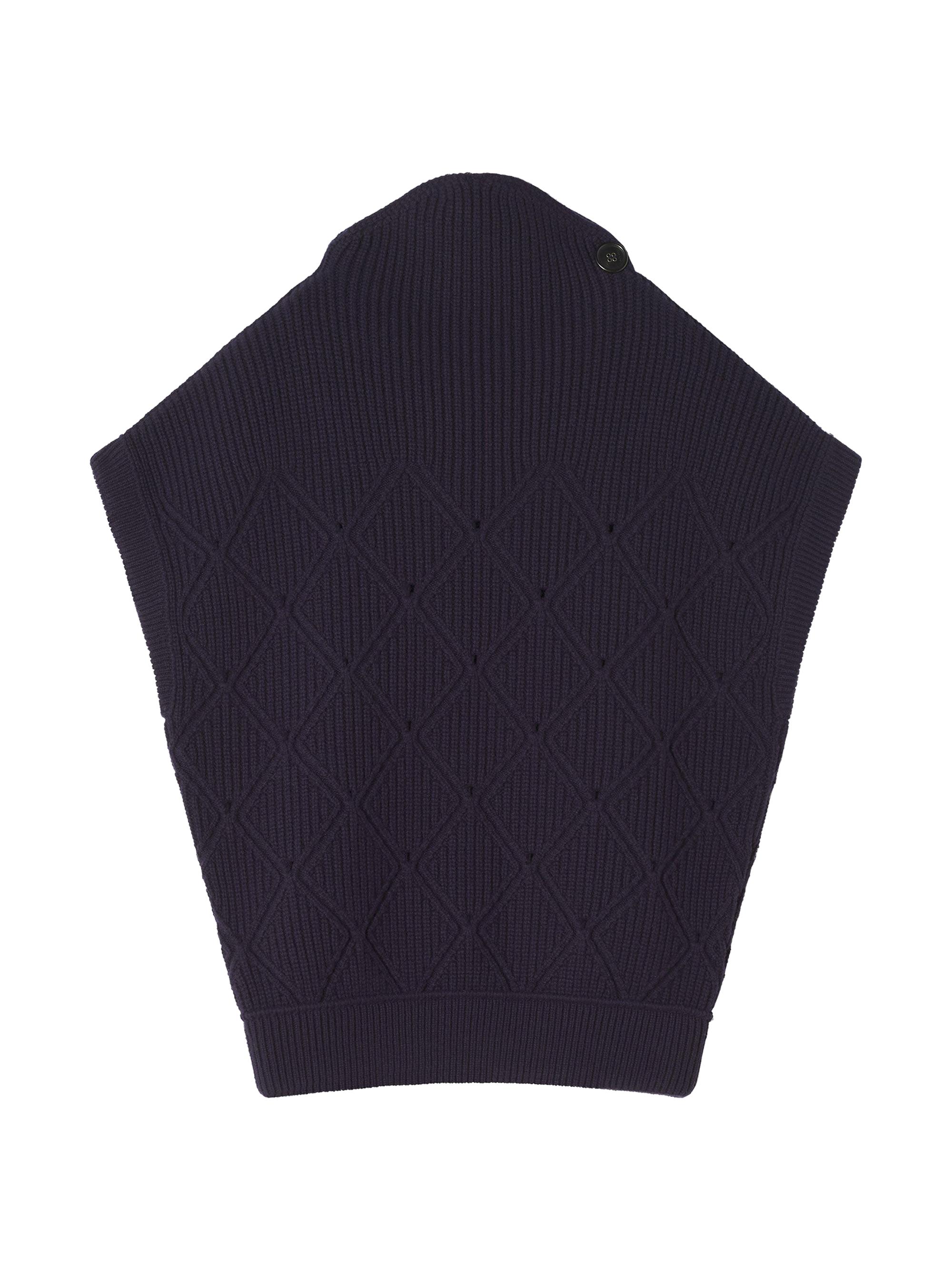 Lanvin Men's Diamond Detail Sleeveless Wool Sweater - Montana