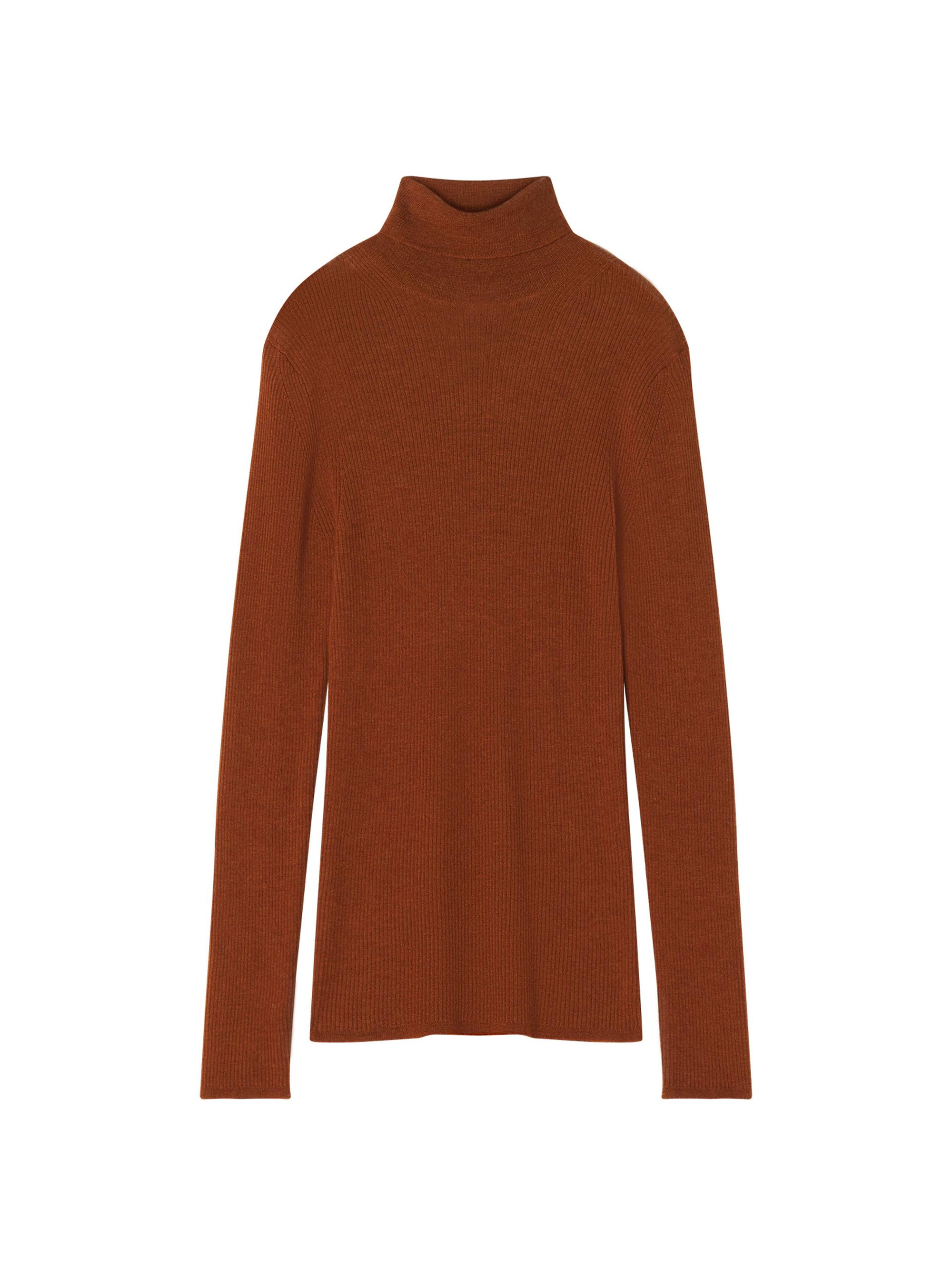 Lanvin Men's Turtleneck Sweater in Merino Wool and Silk - Black