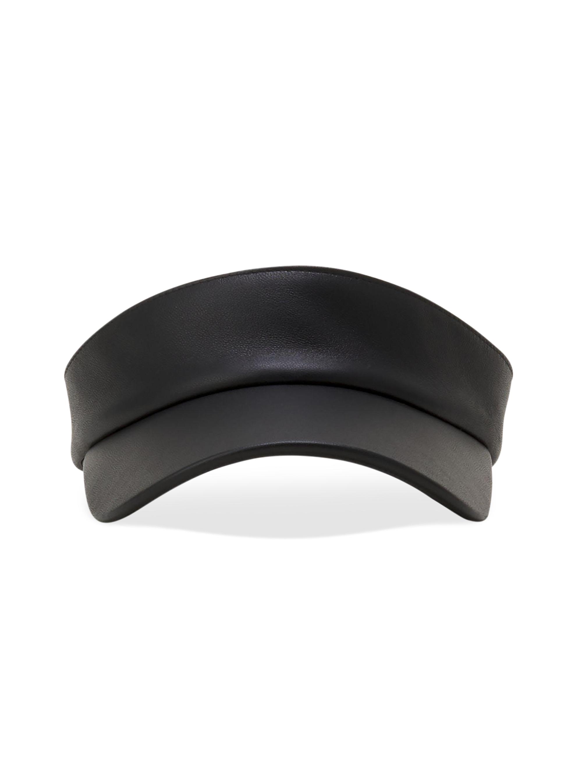 Lanvin Women's Leather Visor - Black
