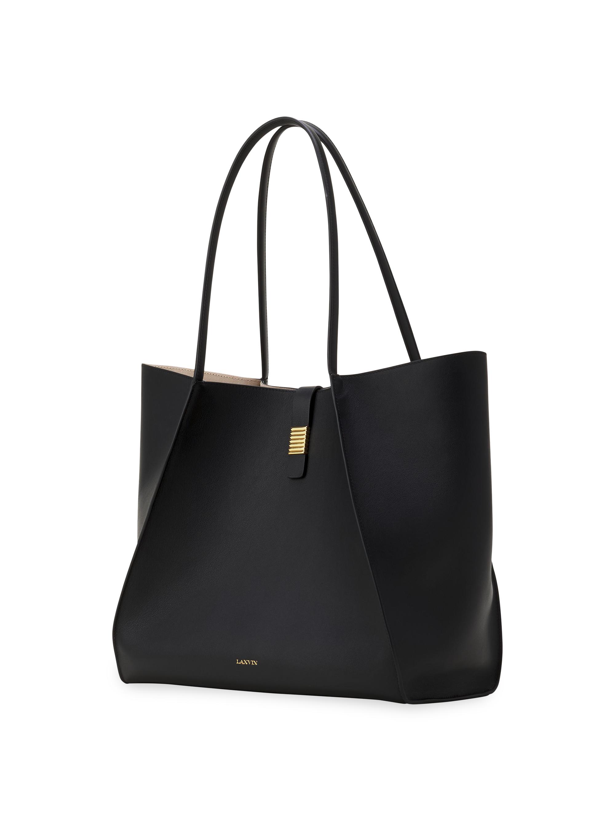 Lanvin Women's Concerto Arpège Leather Tote Bag - Black