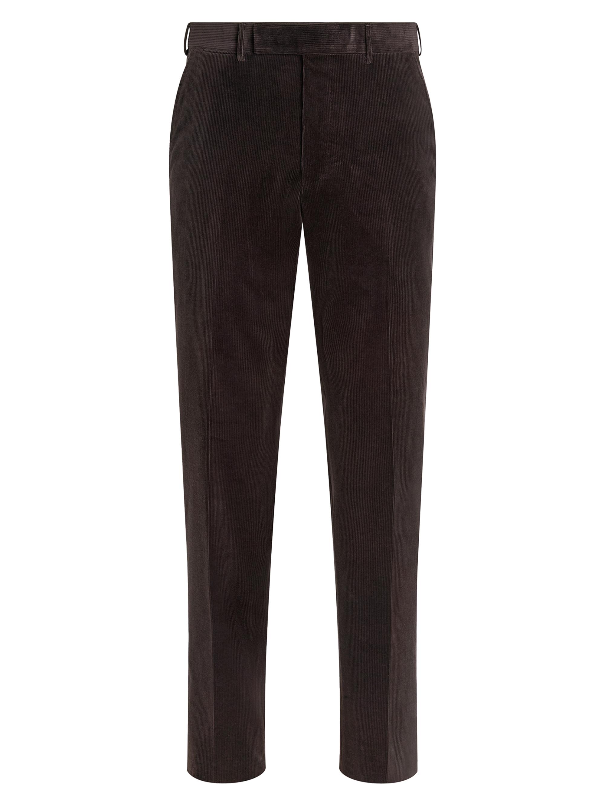 Ralph Lauren Purple Label Corduroy Mid-Rise Straight-Leg Pants