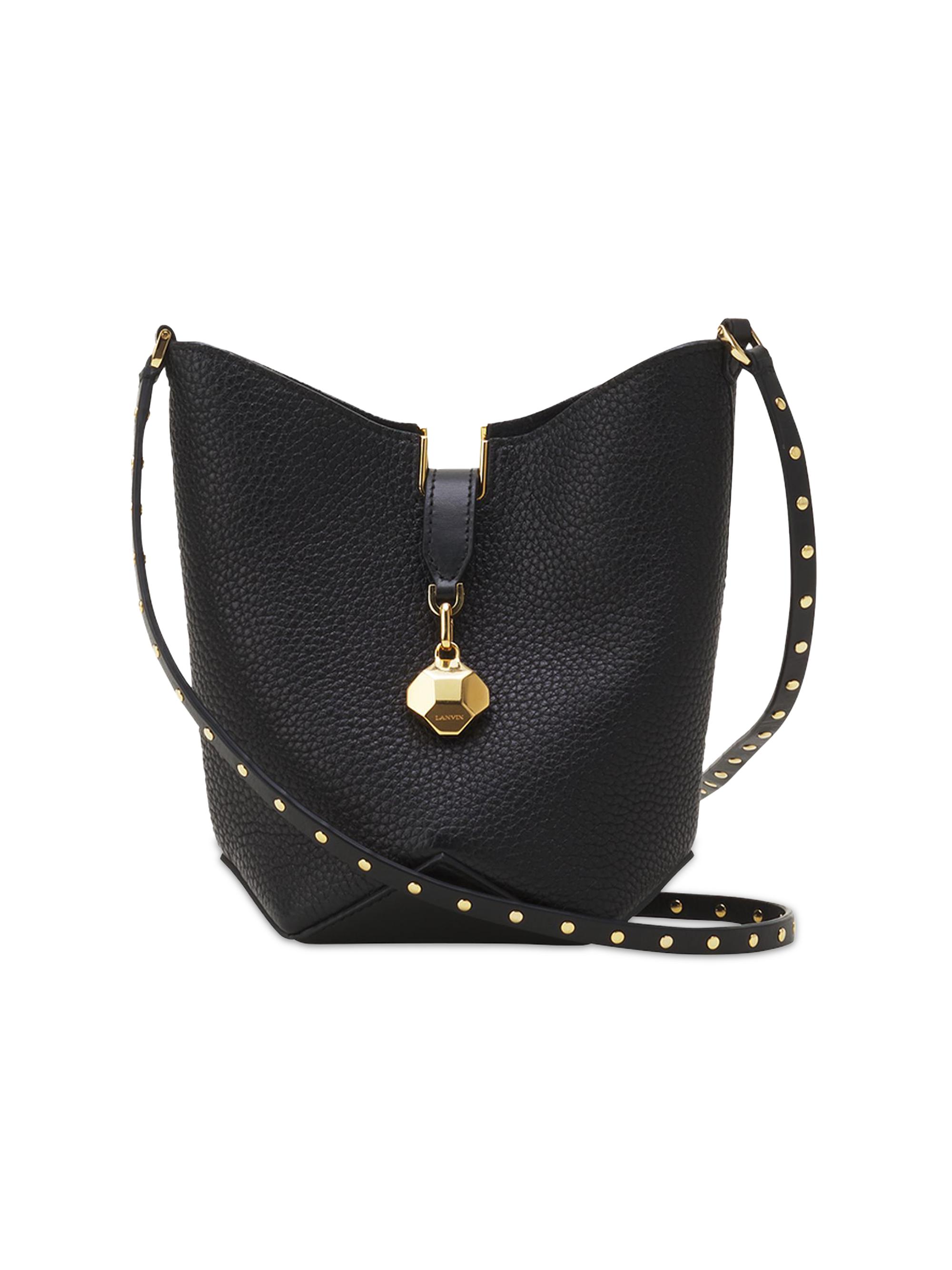 Lanvin Women's Catch Nano Leather Bucket Bag - Black