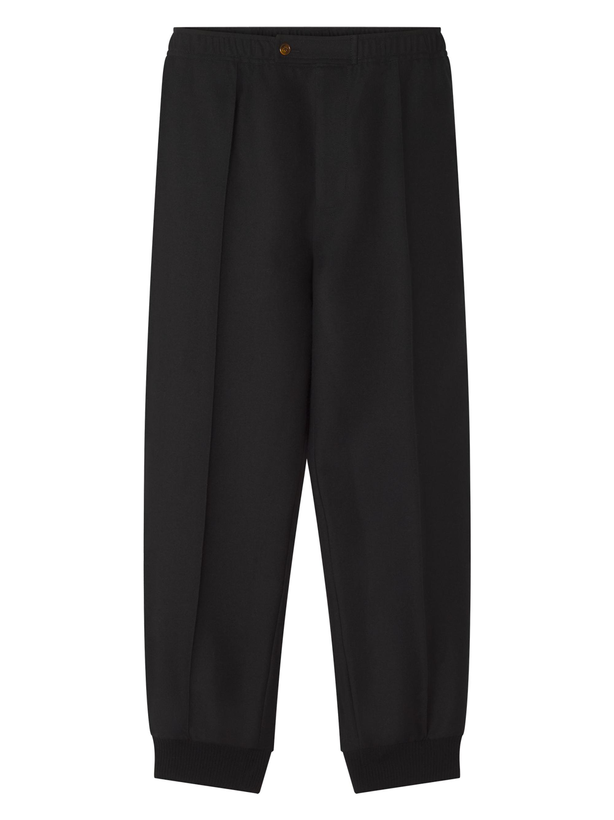 Lanvin Men's Flannel Jogging Pants - Black