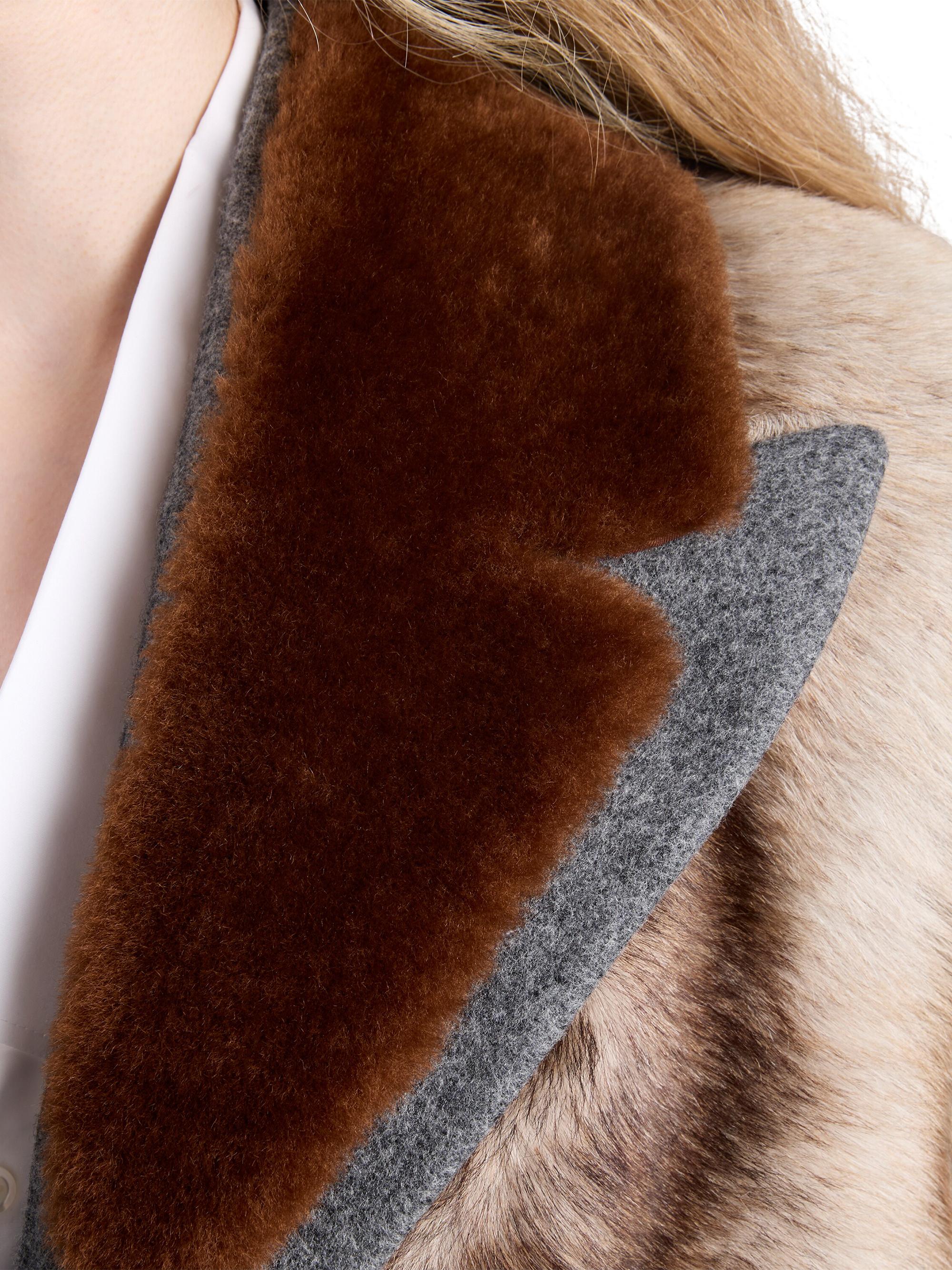 Prada Shearling and Cloth Coat | Saks Fifth Avenue