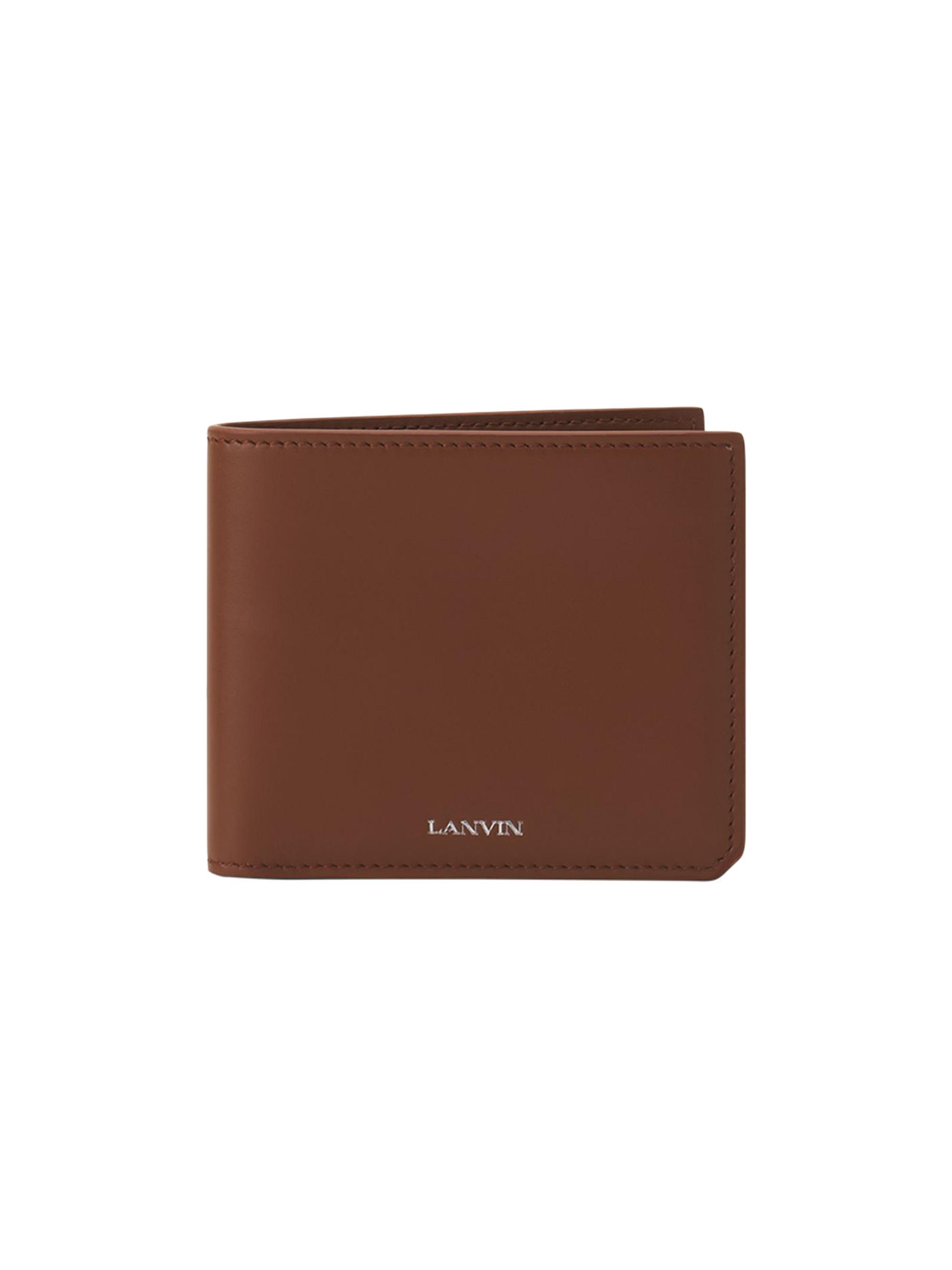 Lanvin Men's Compagnon Leather Wallet - Chestnuts