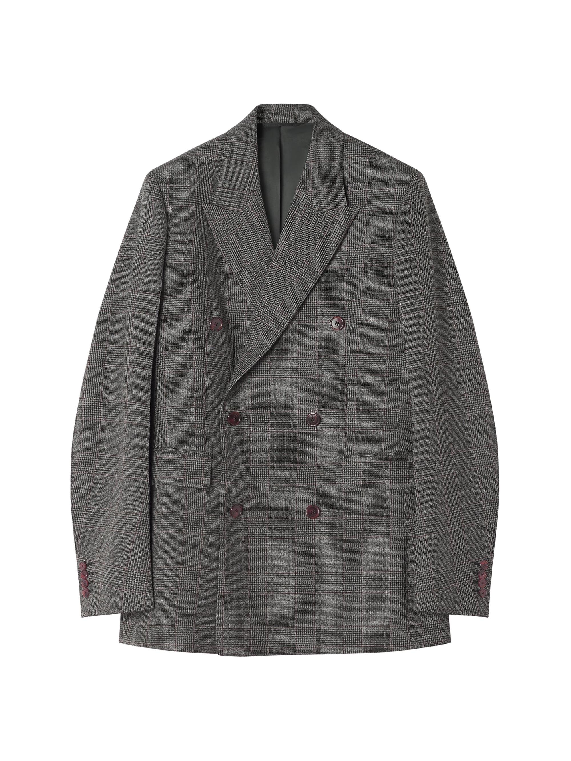 Prince of Wales Wool Jacket