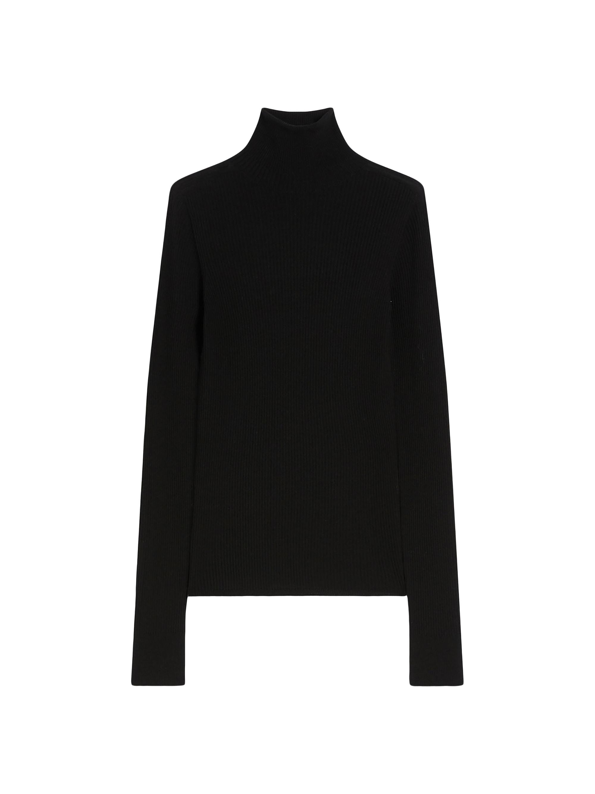 Sportmax Women's Wool Mock Polo Neck Sweater - Black