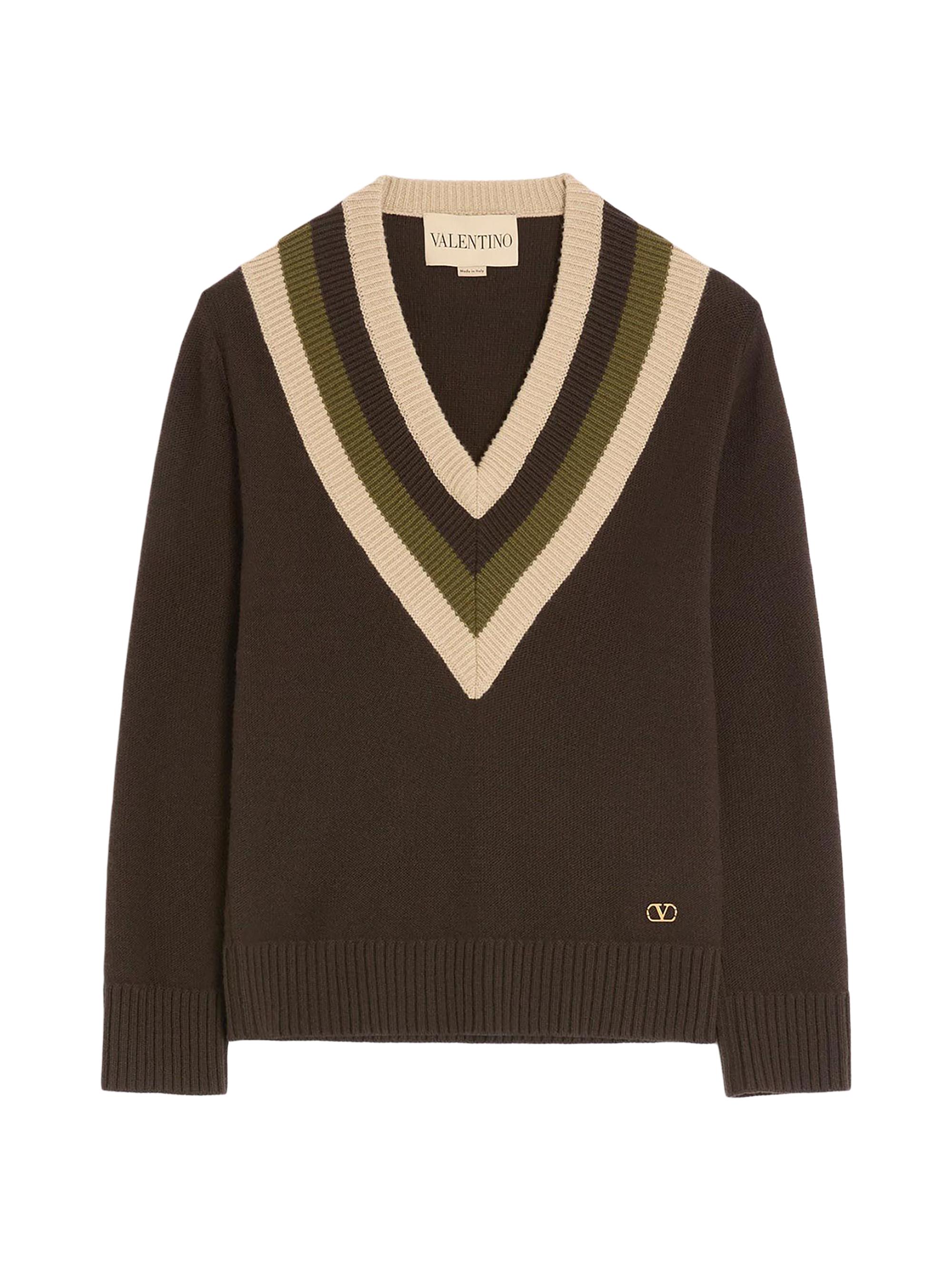 Valentino Garavani Women's Wool Sweater - Dark Fudge Beige