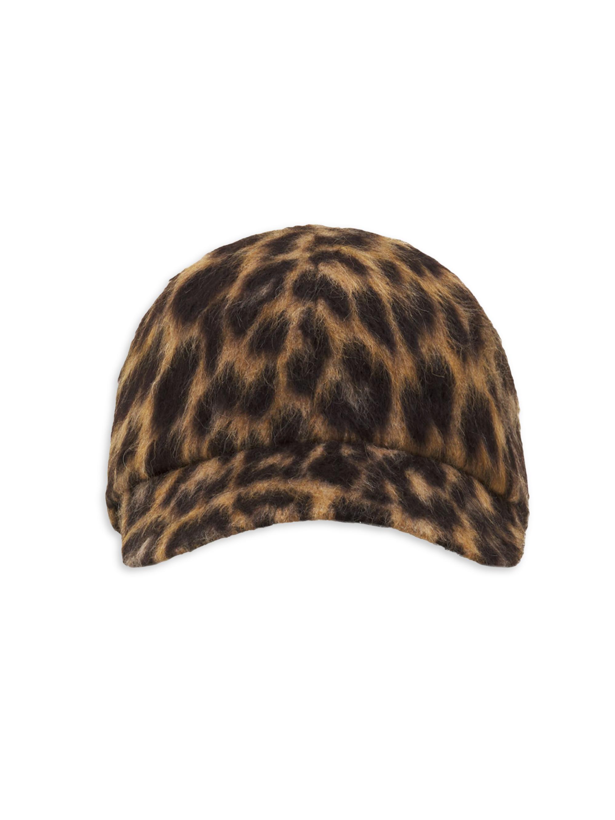 Lanvin Men's Leopard Print Cap - Leopard