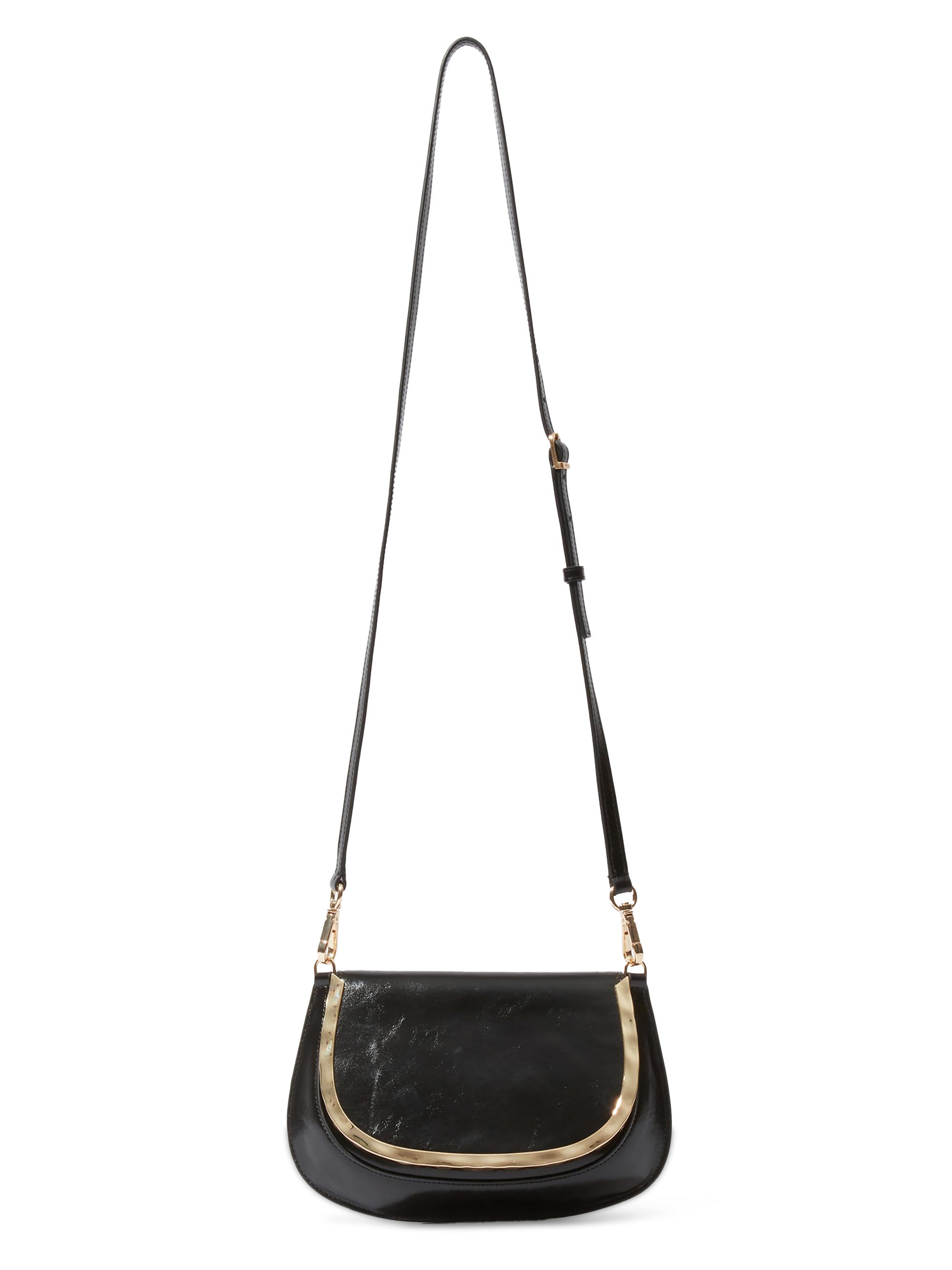 SIMKHAI Women's Logan Patent Leather Crossbody Bag - Black