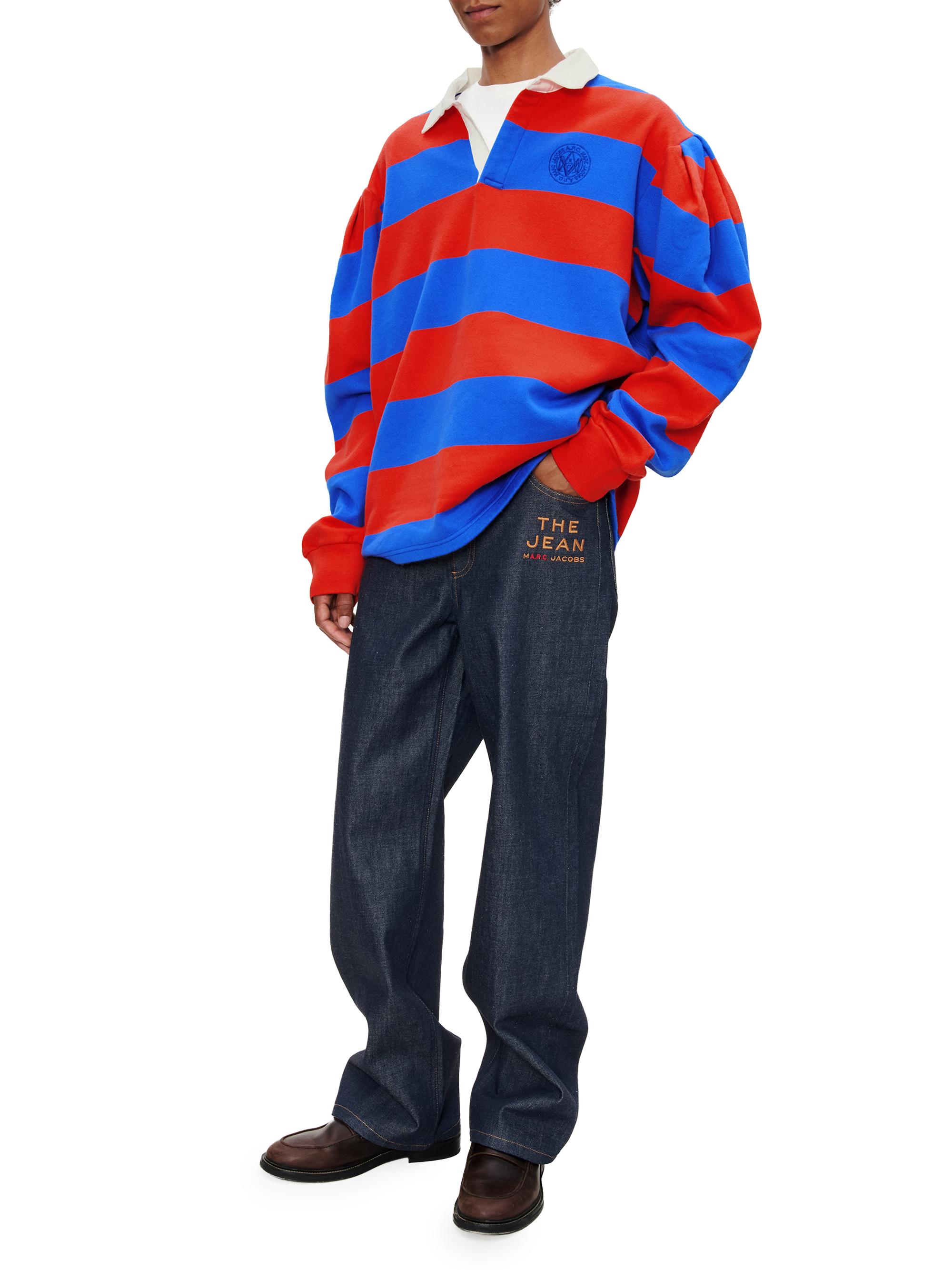 Marc Jacobs x A.P.C. Striped Oversized-Fit Polo Shirt | Saks Fifth