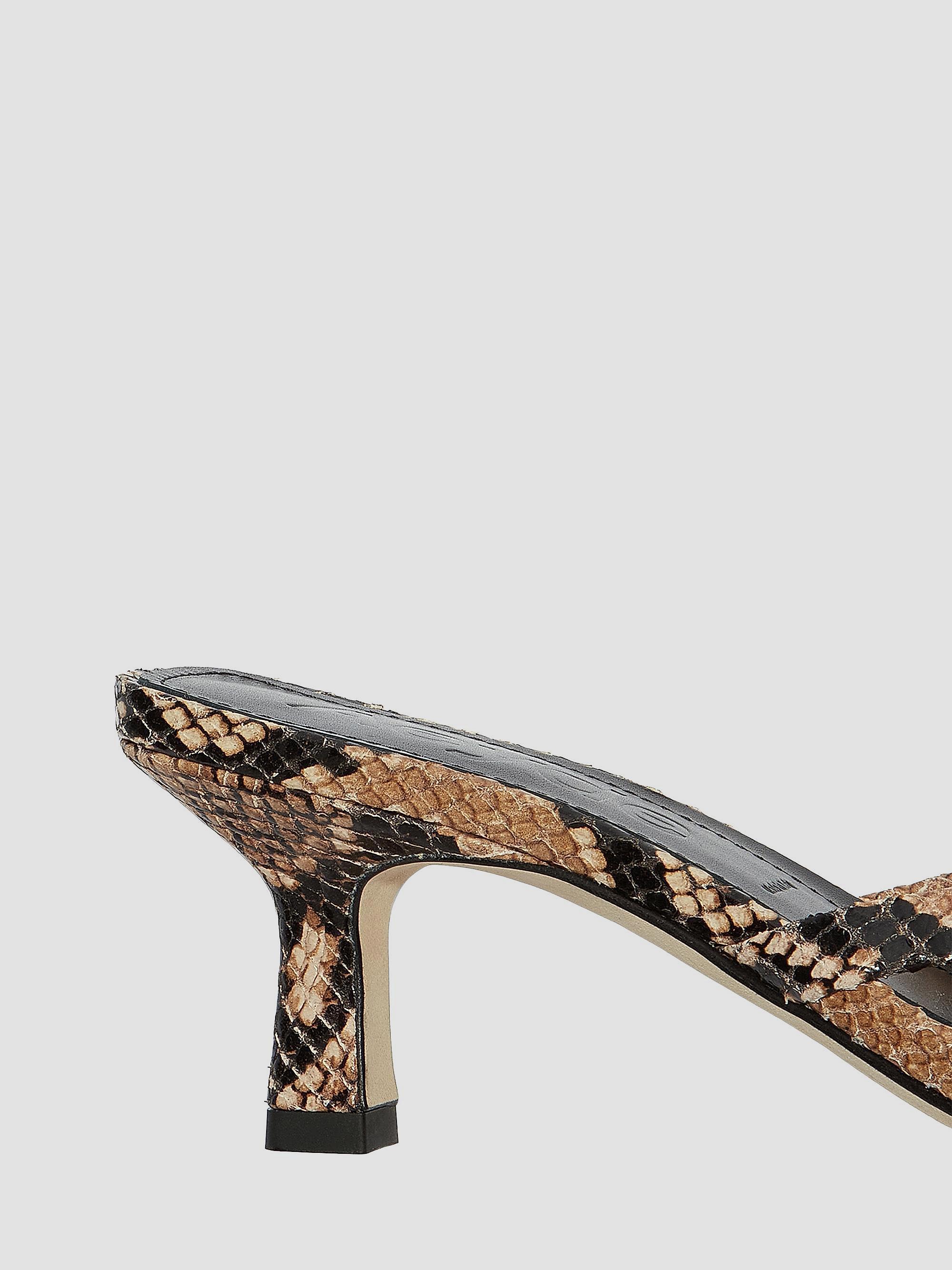 Aeyde Wilma Snakeskin-Embossed Leather Sandals | Saks Fifth Avenue