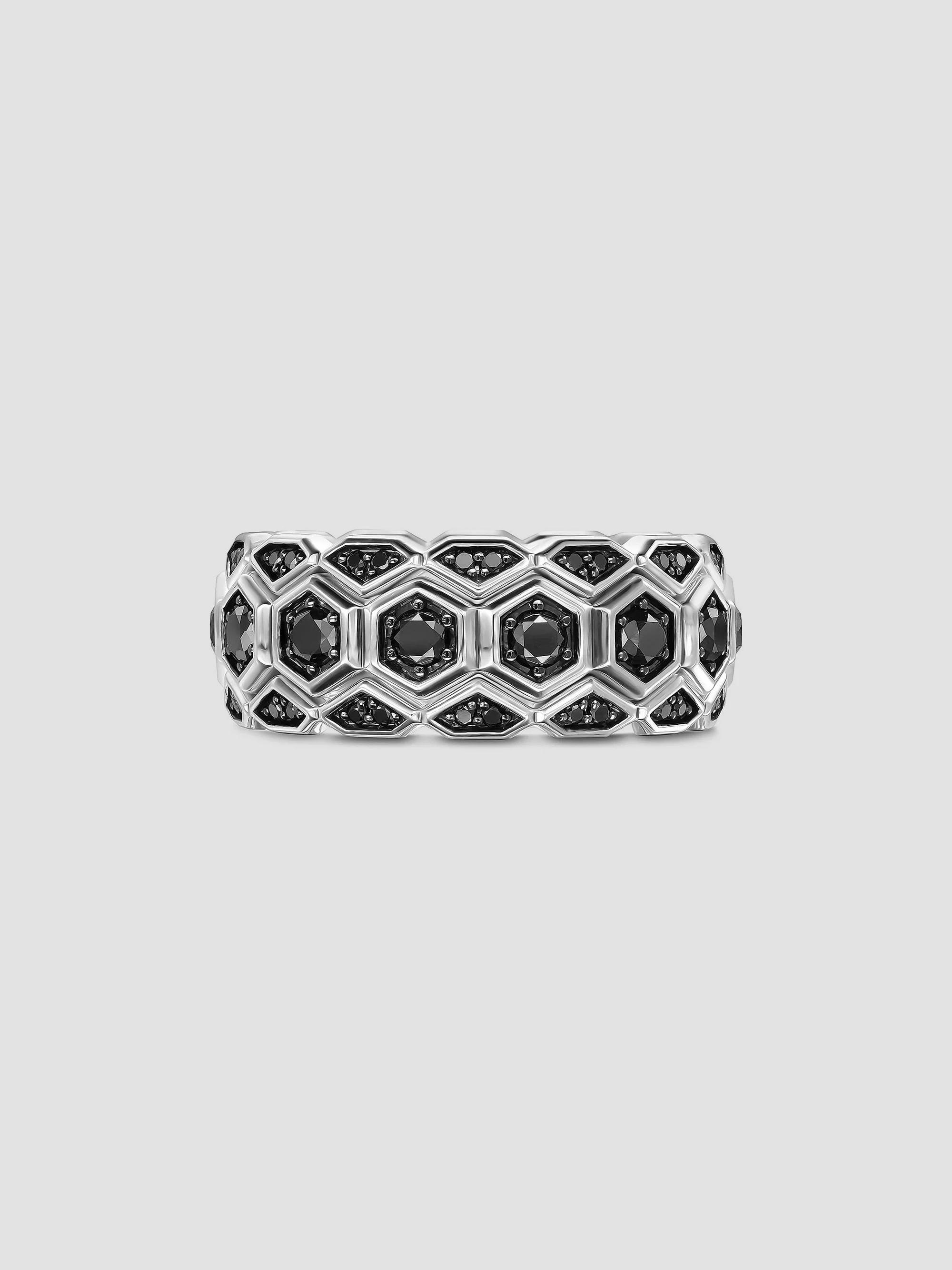 David Yurman Hex Stack Ring in Sterling Silver | Saks Fifth Avenue