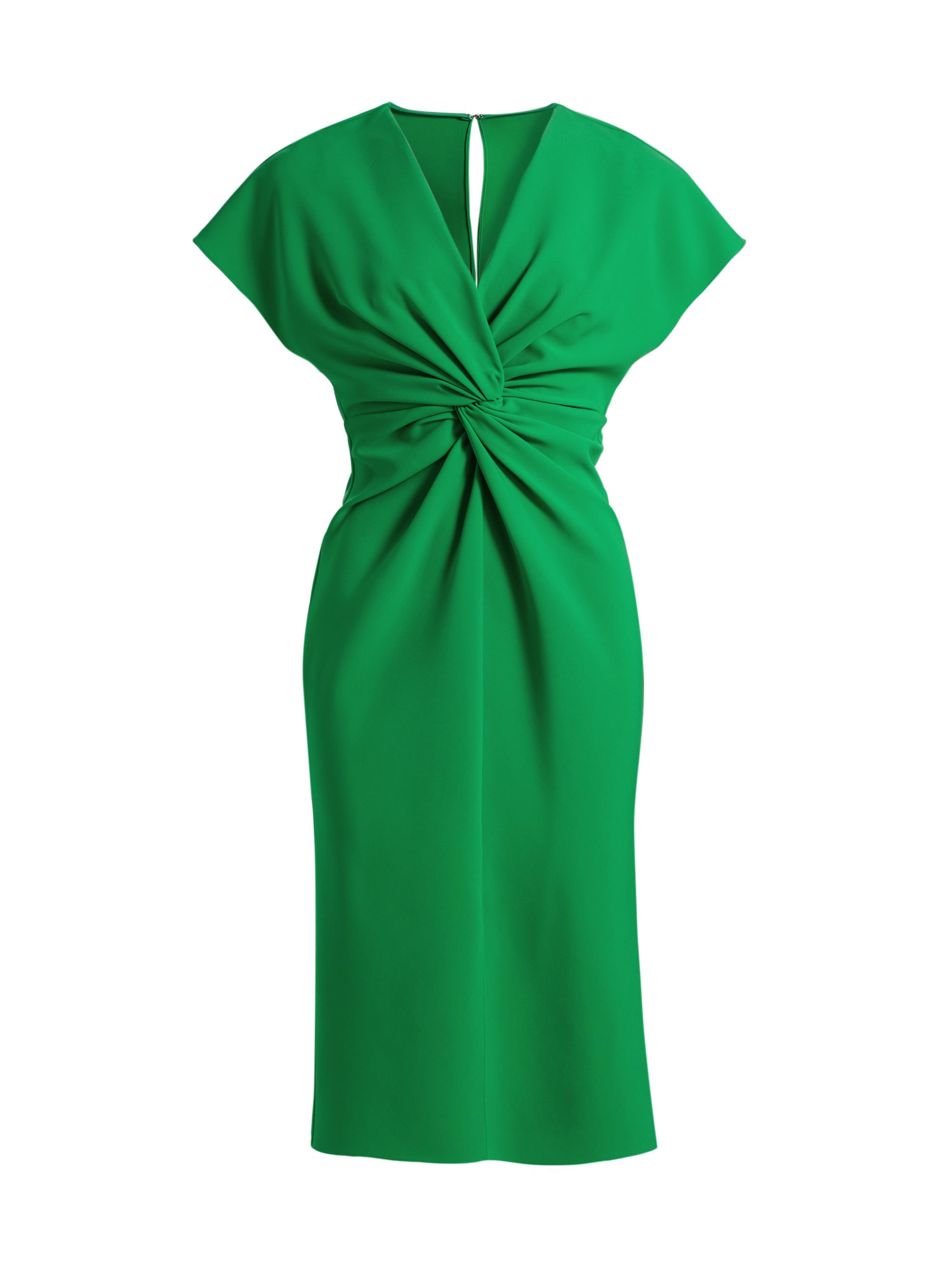 Prabal Gurung Women's Jackie Twist-Front Knee-Length Dress - Green