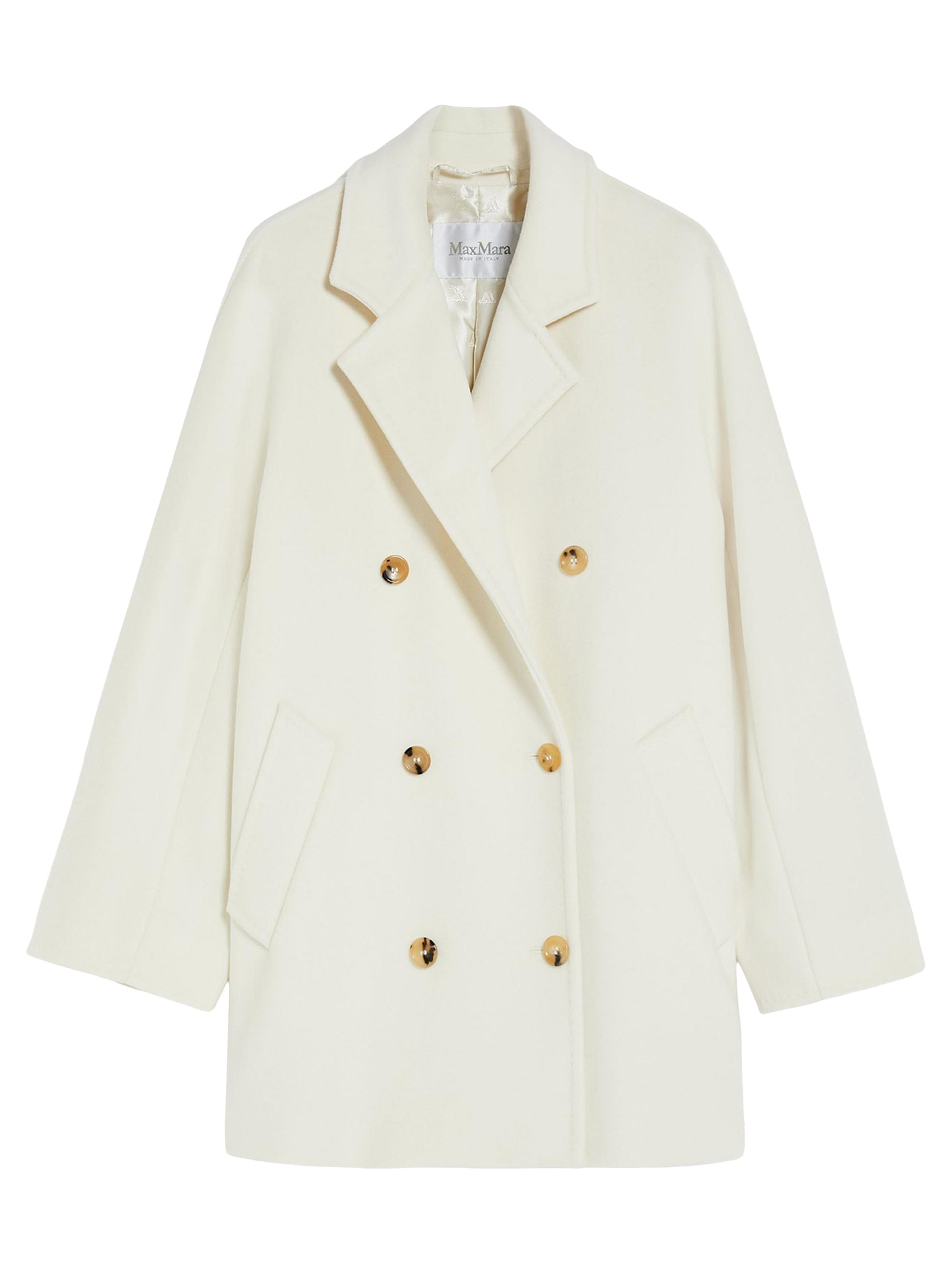 Max Mara Women's Short 101801 Icon Coat - White