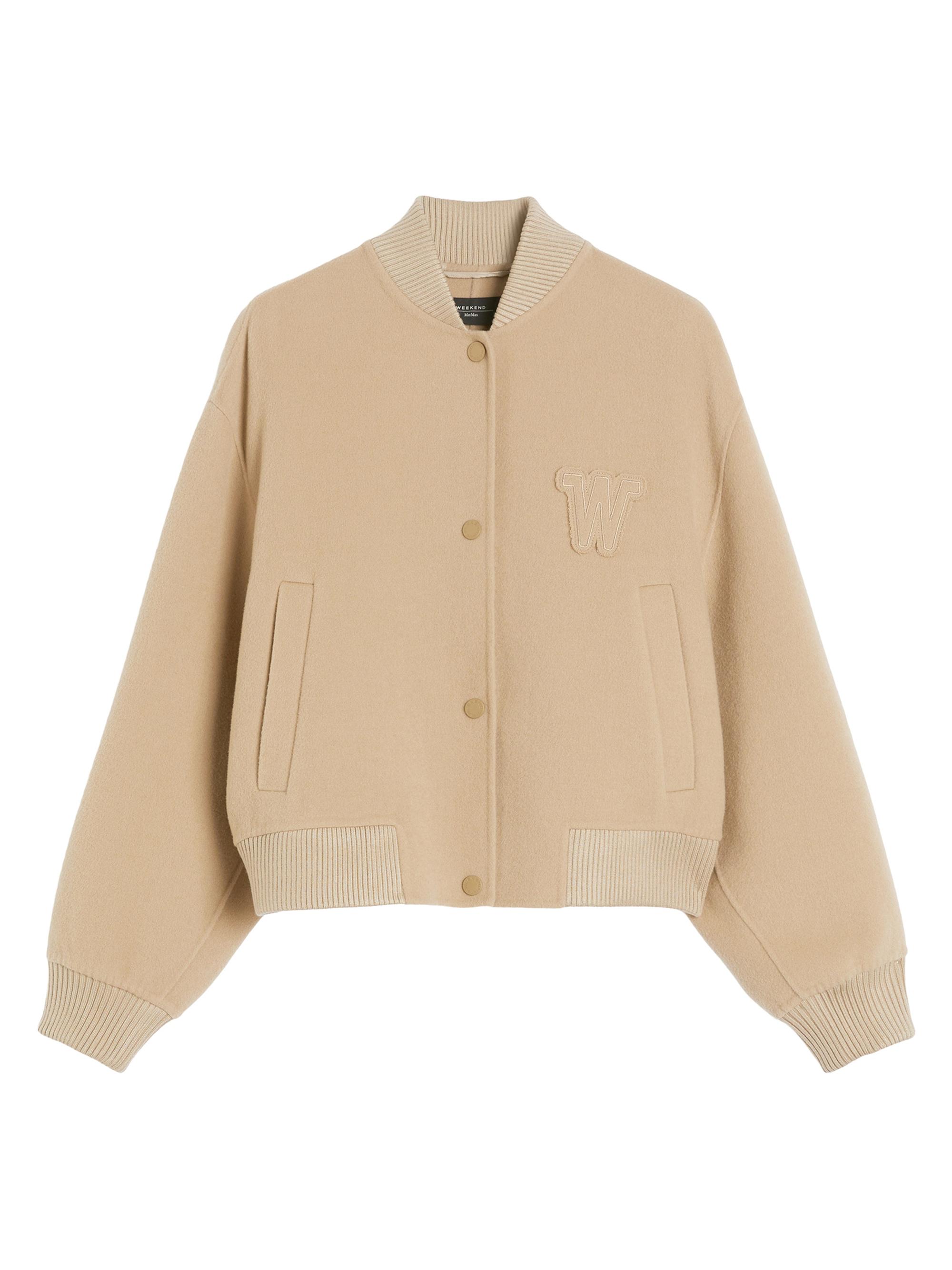 Weekend Max Mara Women's Wool Blend Bomber Jacket - Camel