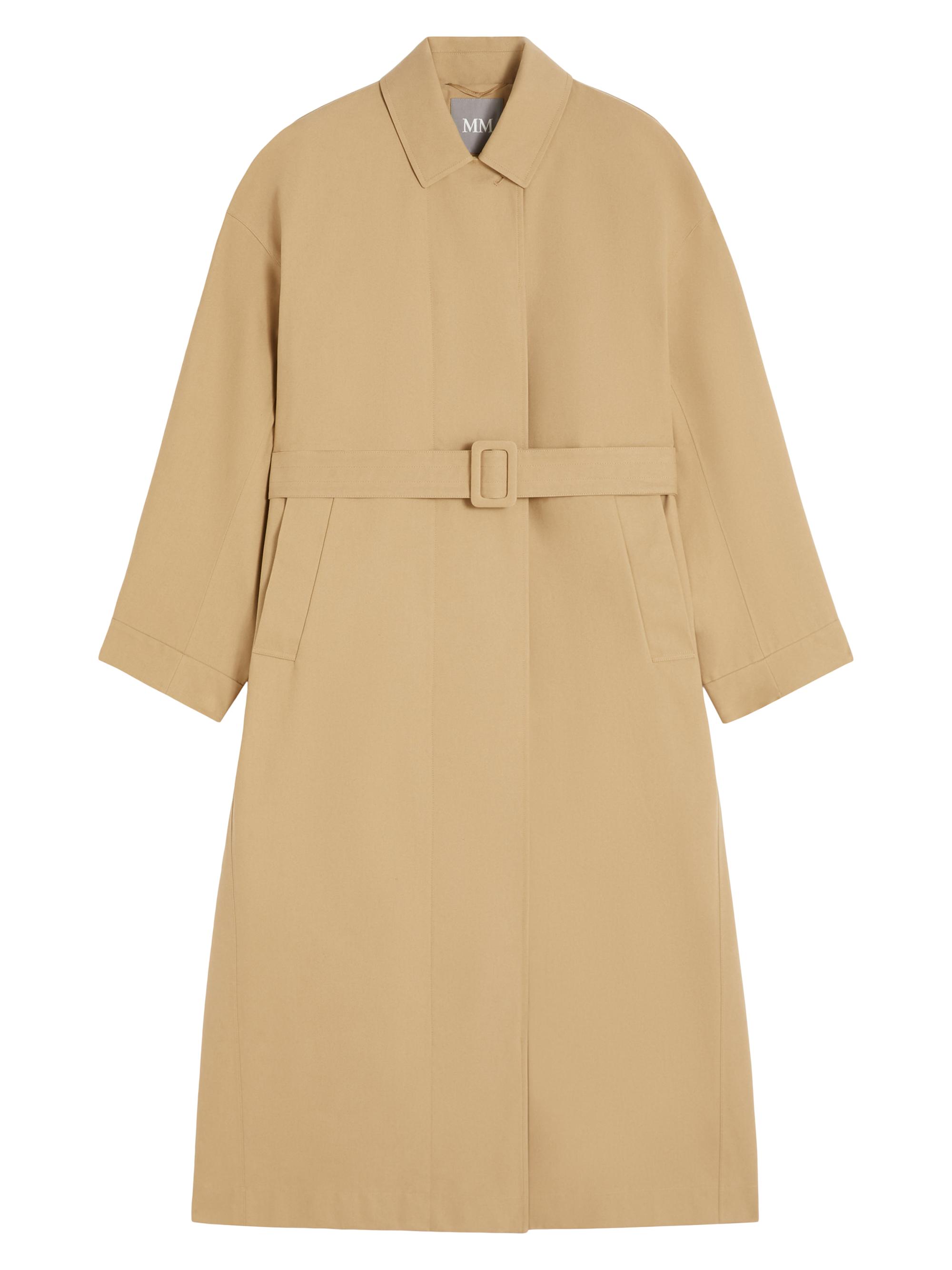 MM Max Mara Women's Water Repellent Gabardine Trench Coat - Sand