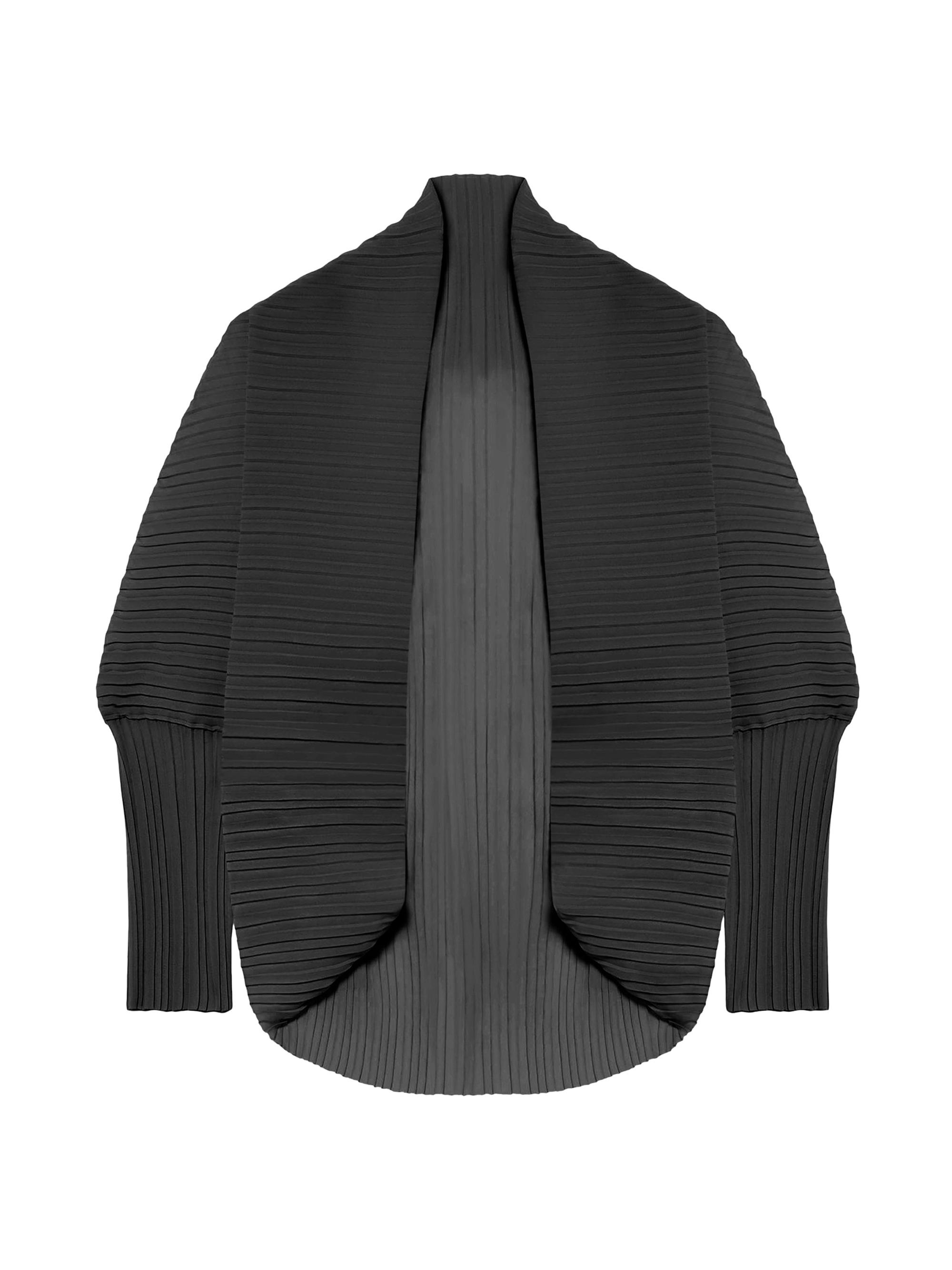 Max Mara Women's Pleated Fabric Shrug - Black