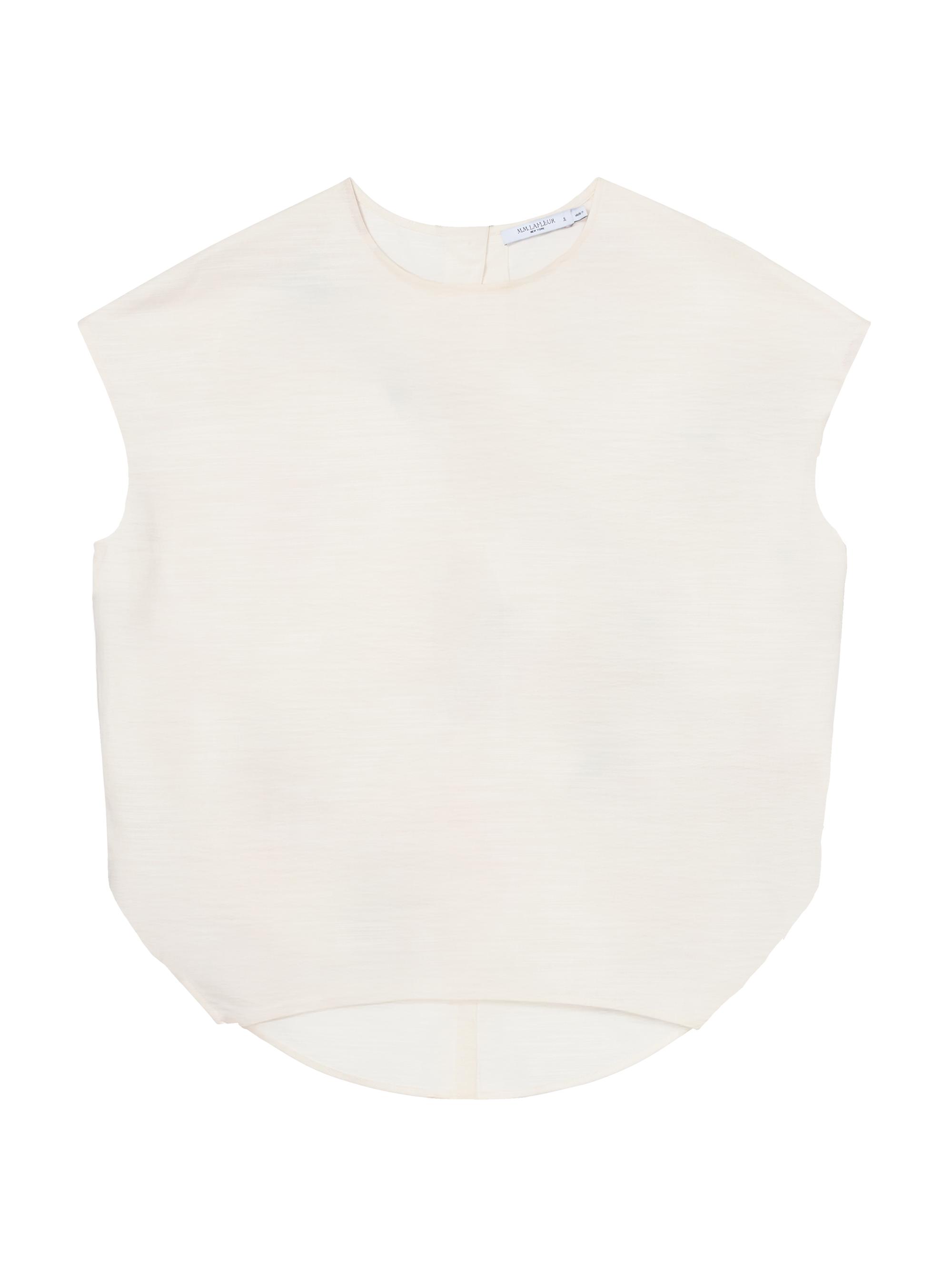 M.M.LaFleur Women's Didion Drape Top Washable Silk Charmeuse - Black