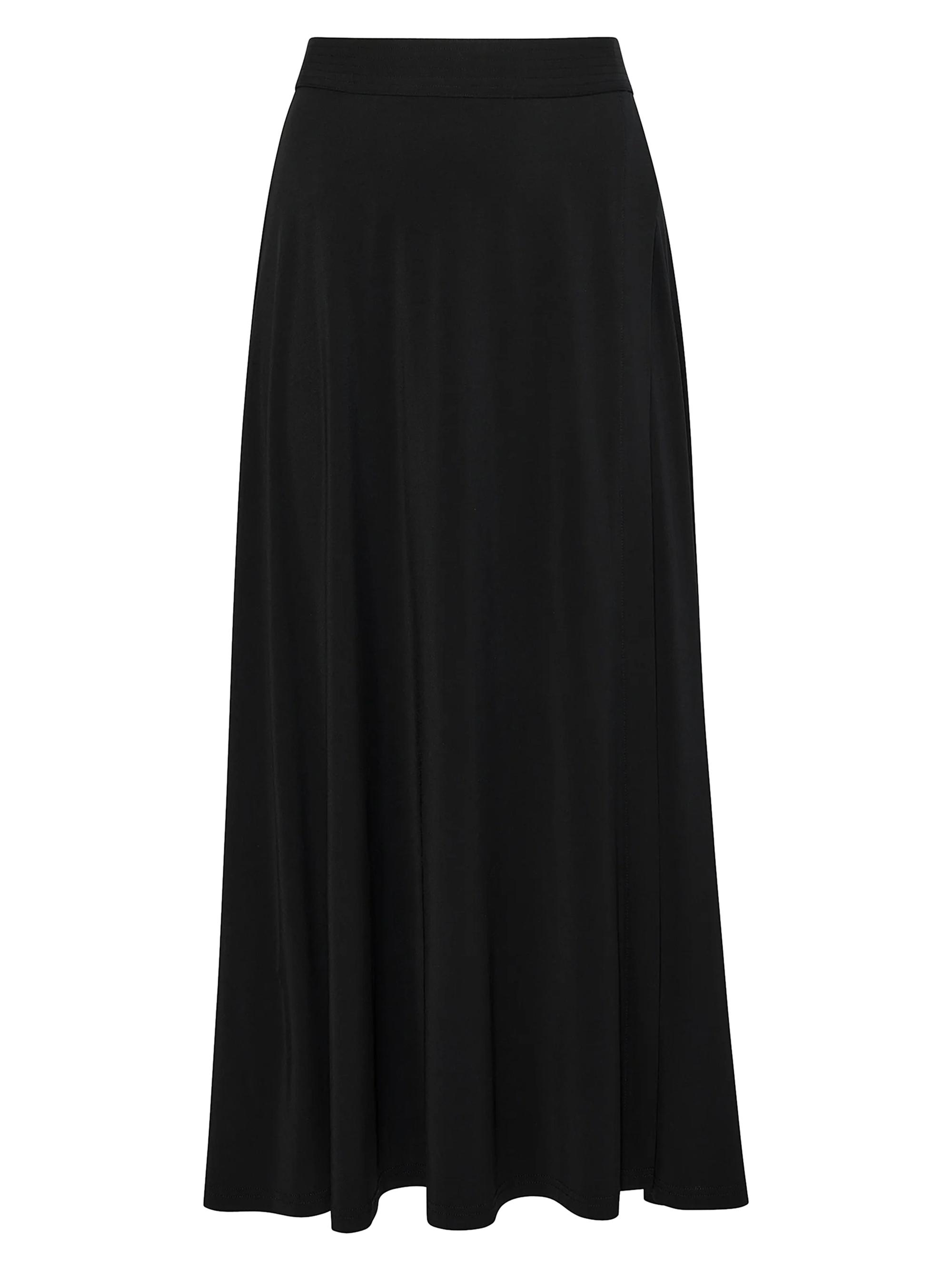 M.M.LaFleur Women's Ara Midi Skirt Light Jersey - Black