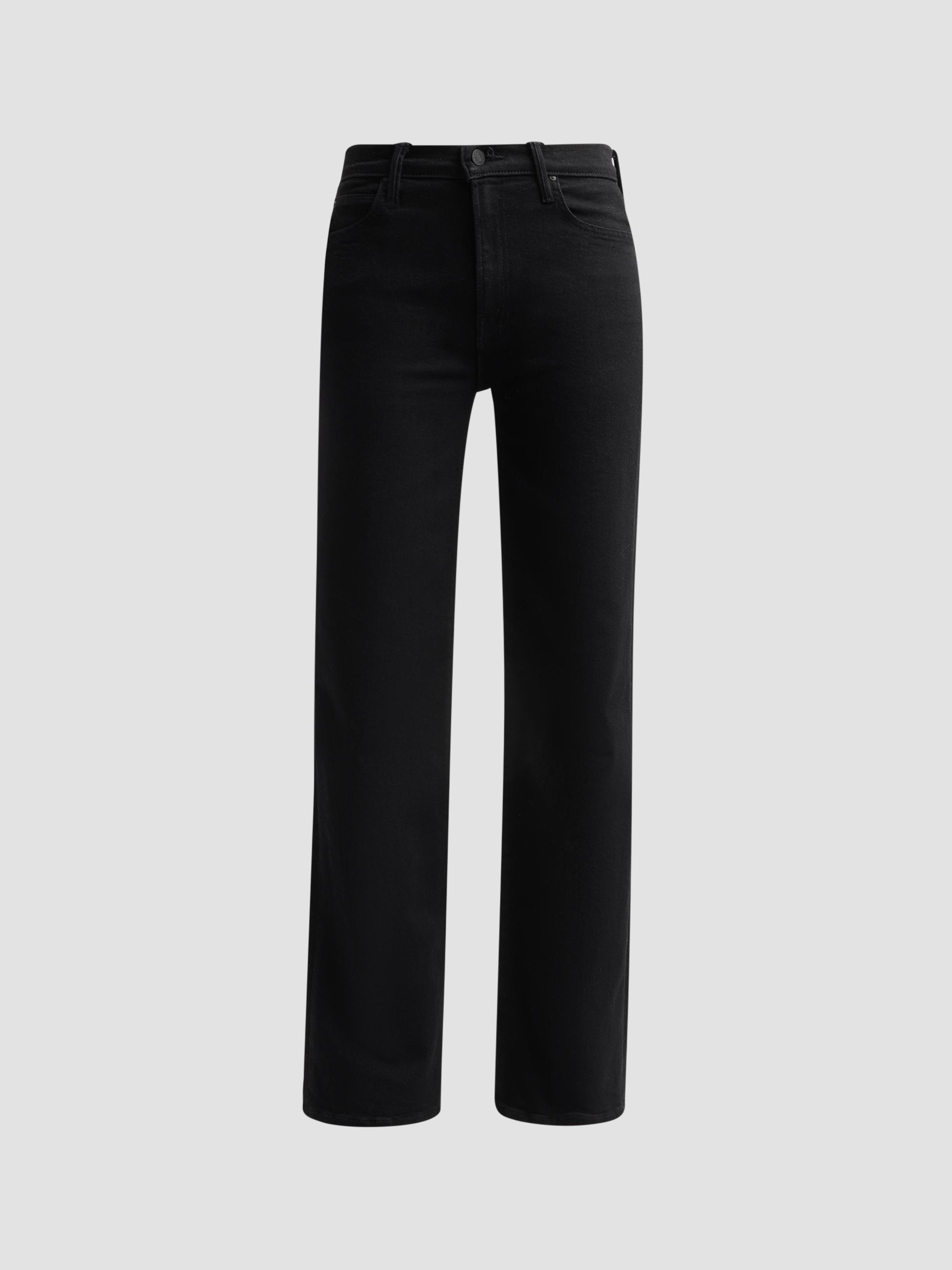 MOTHER The Rambler Mid-Rise Zip Flood Jeans | Saks Fifth Avenue