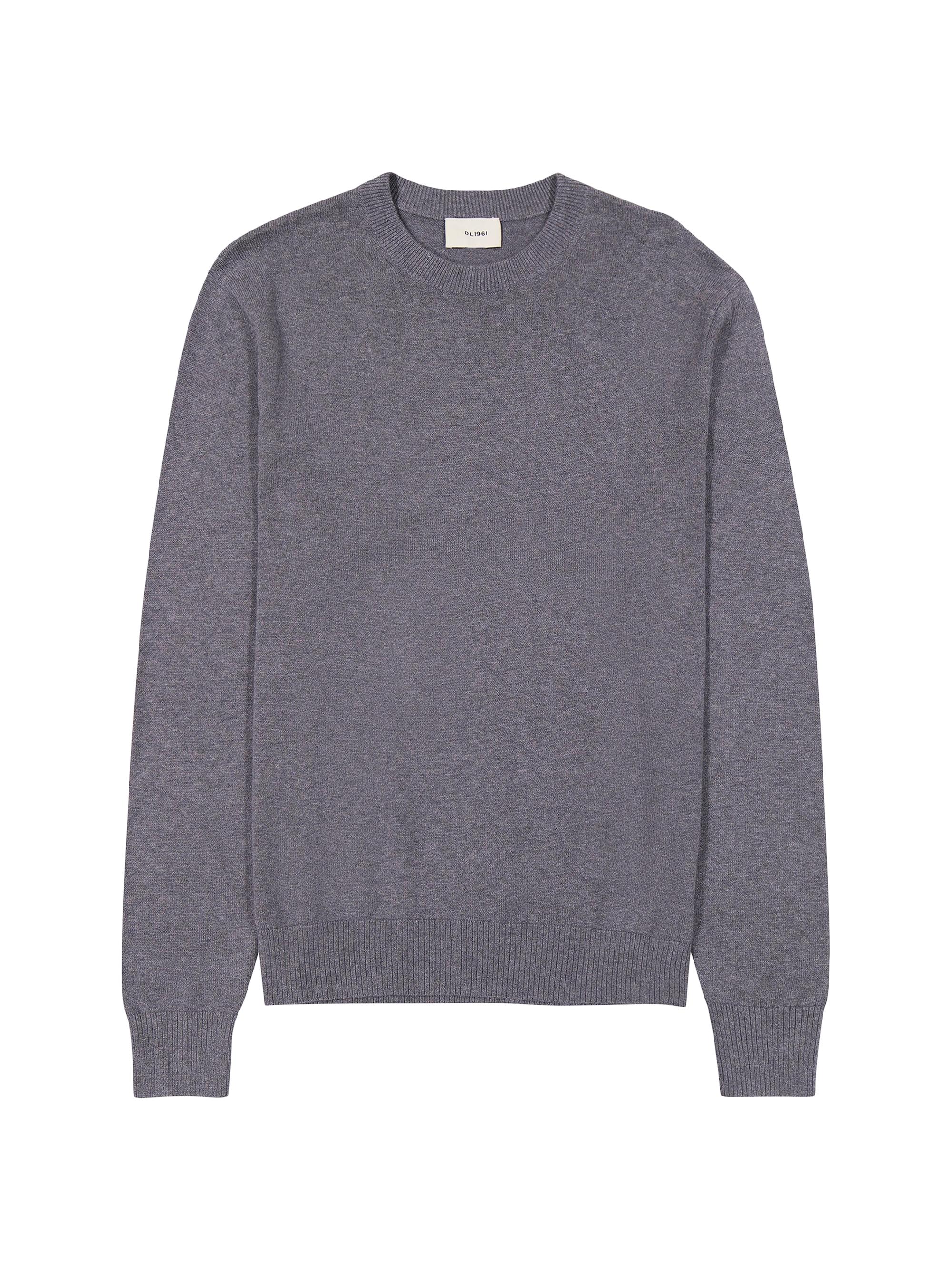 DL1961 Men's Classic Crewneck Sweater - Black