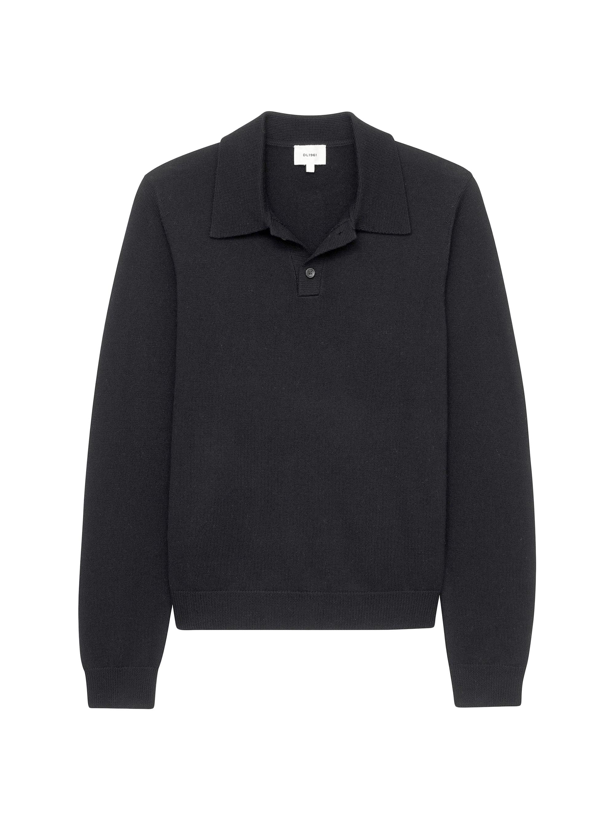 【美品】Embroidery Polo Sweatshirt herlipto embroidery polo sweatshirt