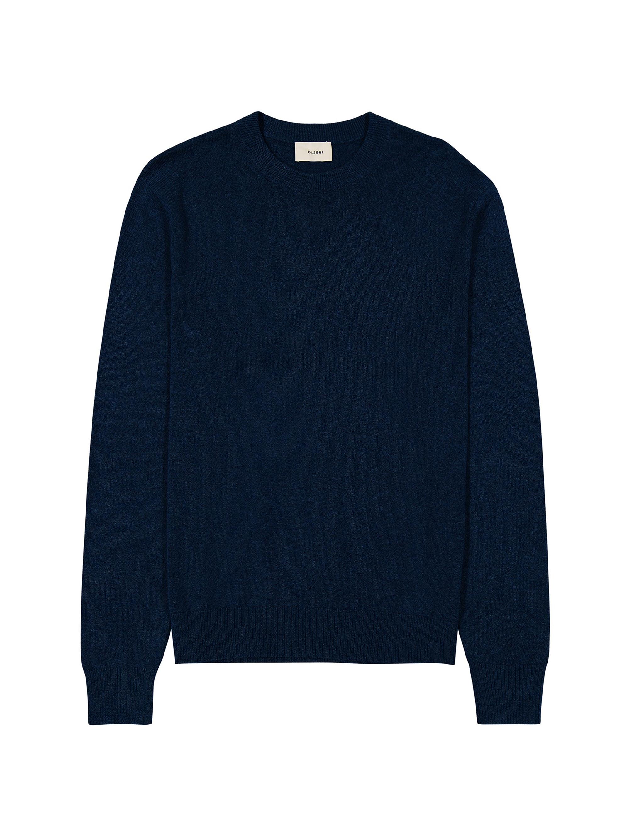 DL1961 Men's Classic Crewneck Sweater - Navy