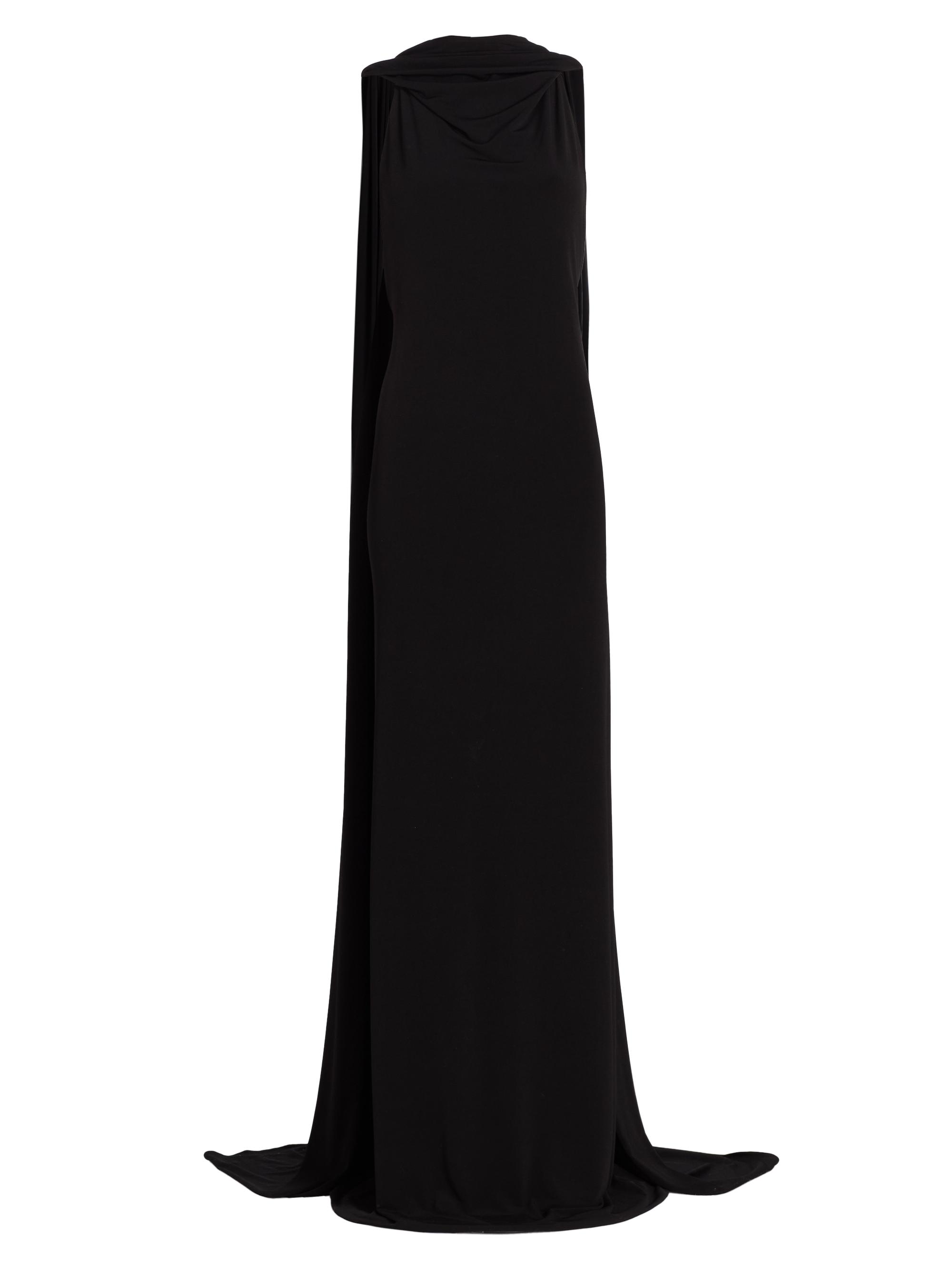 Brandon Maxwell Women's The Presley Draped Gown - Black