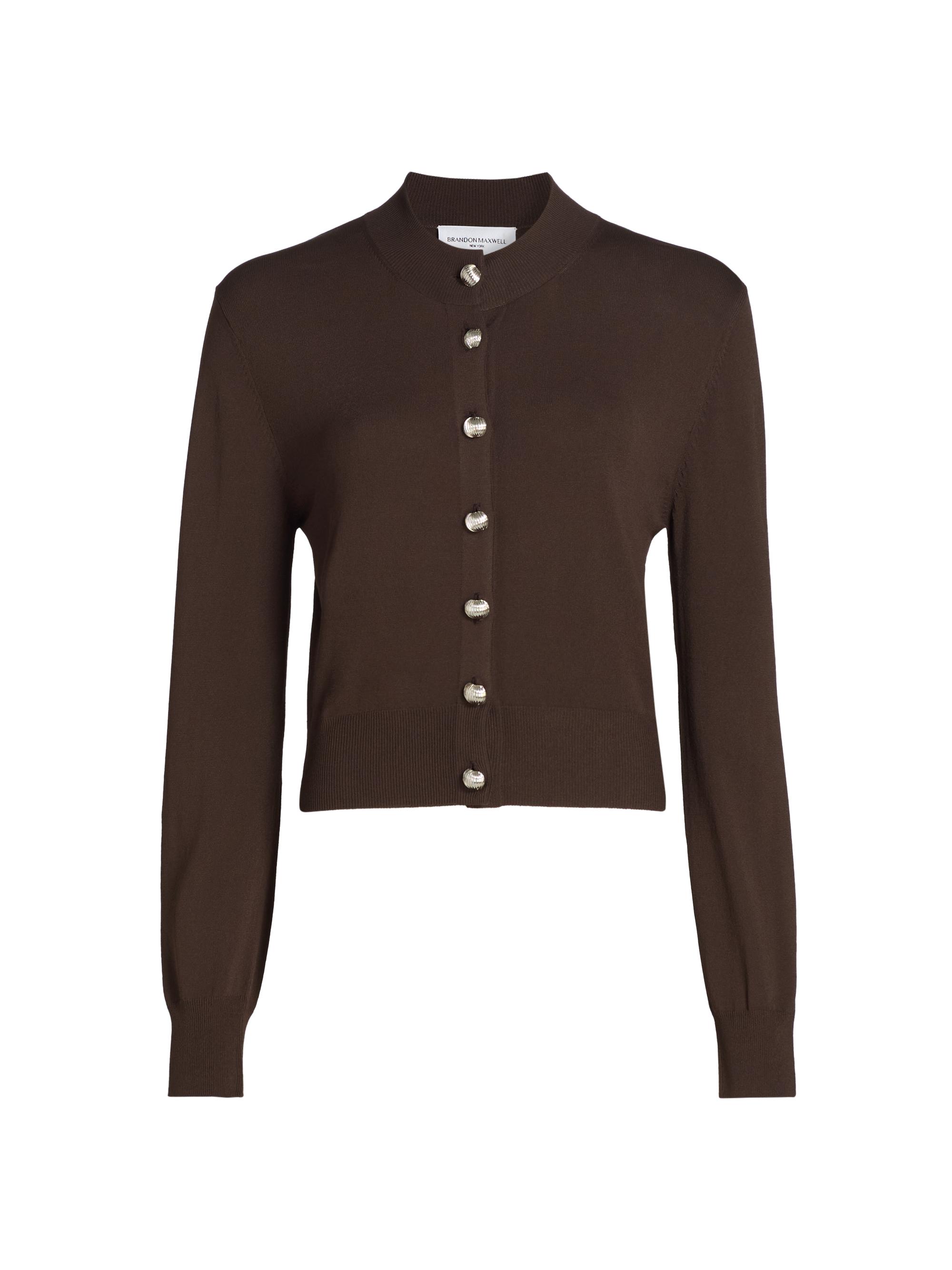 Alexander Wang Hotfix Crystal Crop Cardigan | Saks Fifth Avenue