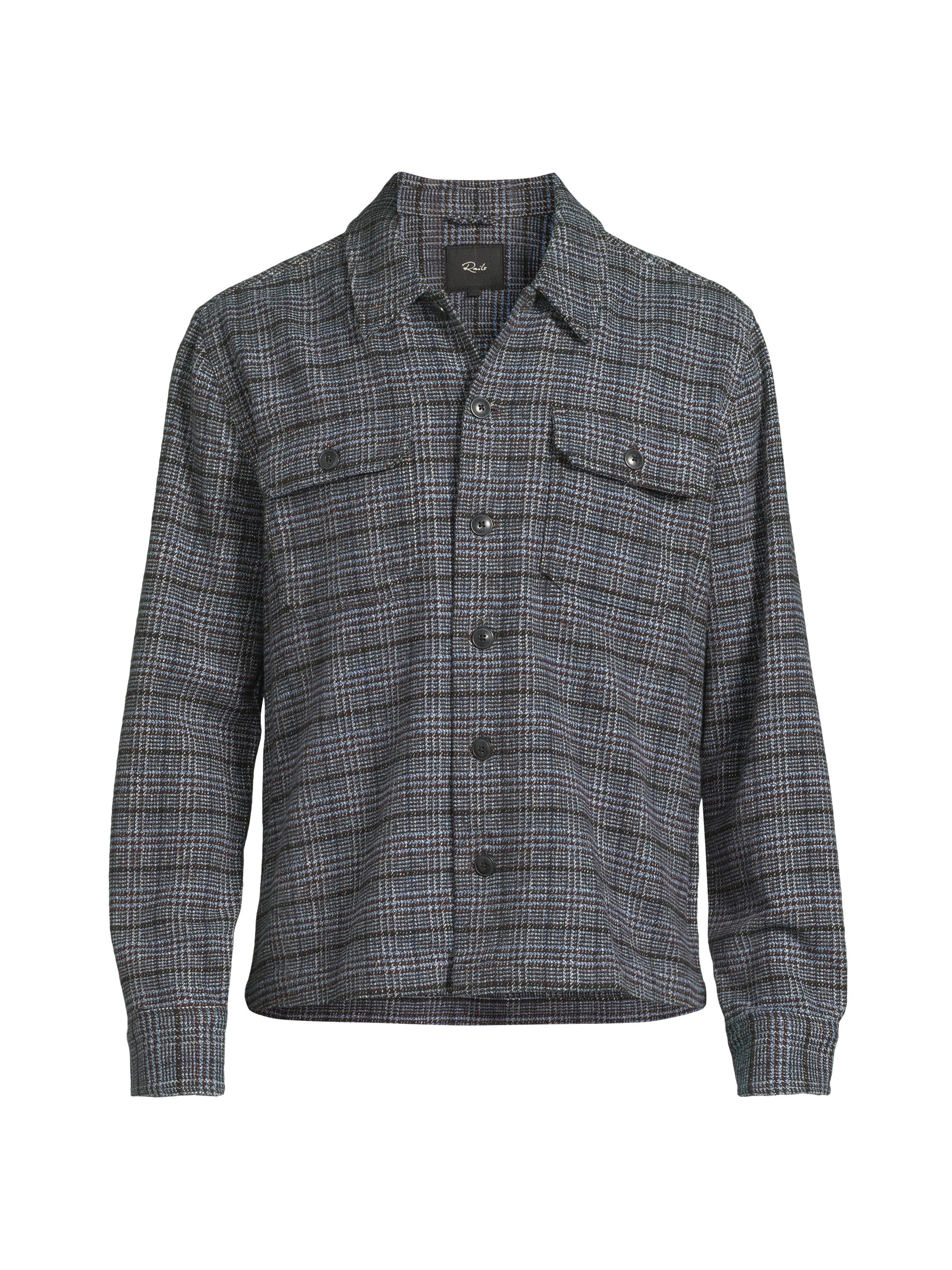 Rails Men's Stellan Plaid Cotton Shirt - Cedar Bay