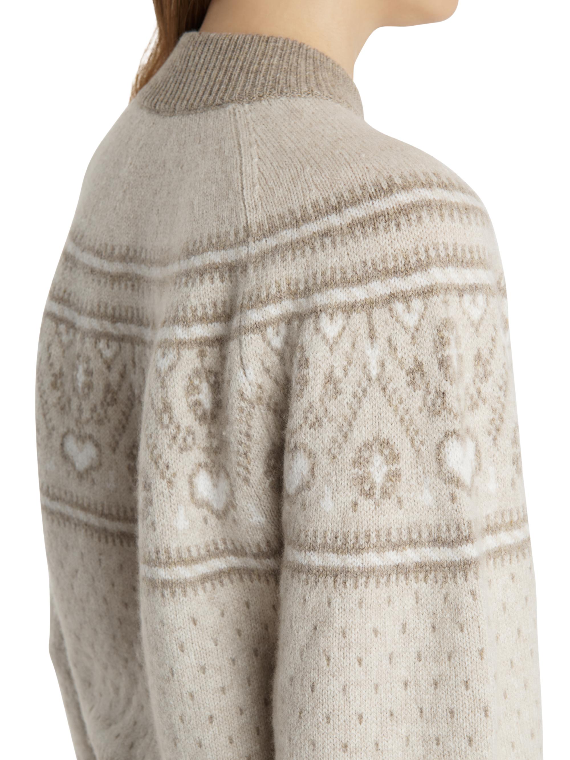 Khaite Marc Cashmere Fair Isle-Style Cardigan | Saks Fifth Avenue