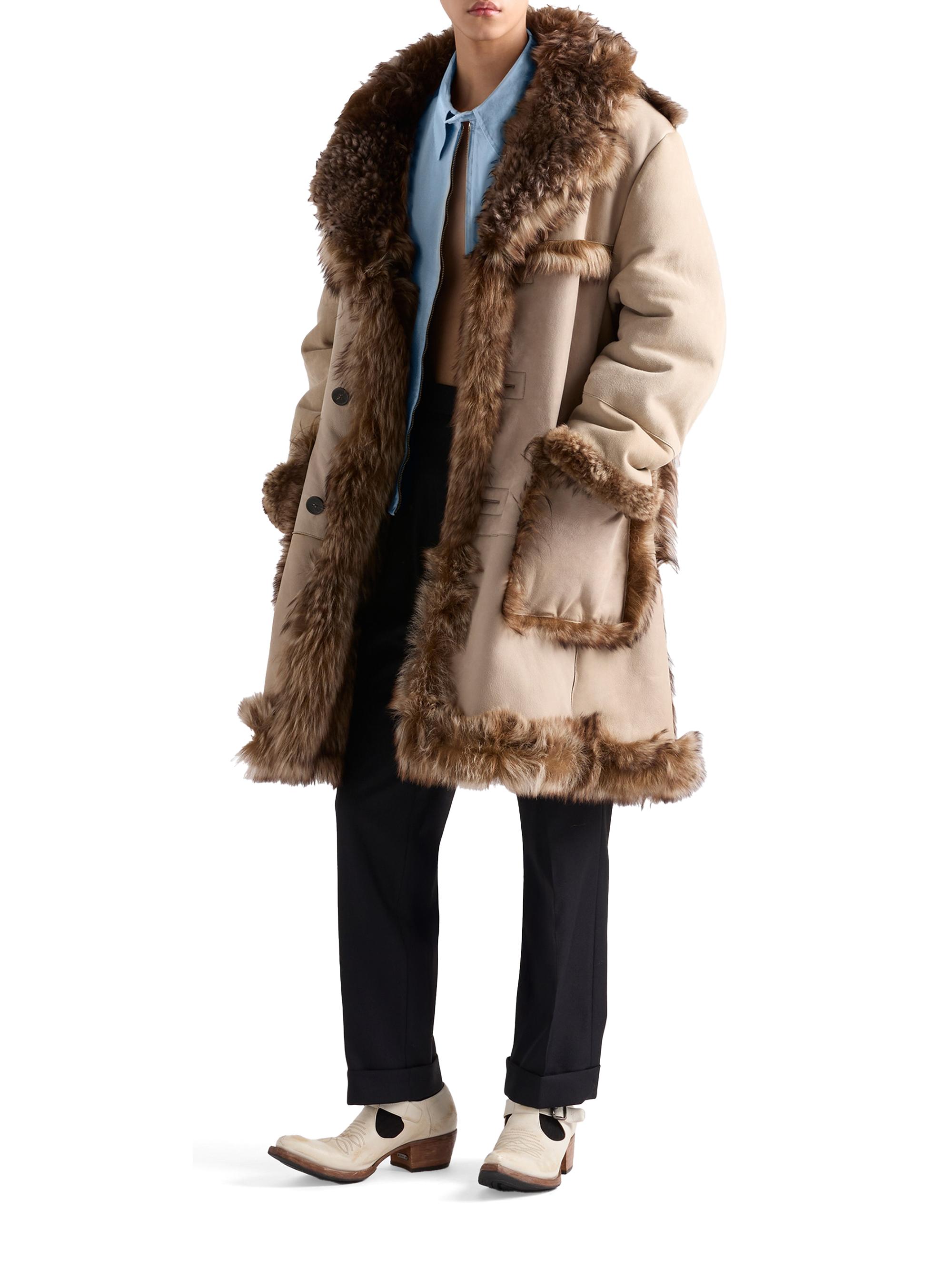 Prada Shearling Coat | Saks Fifth Avenue