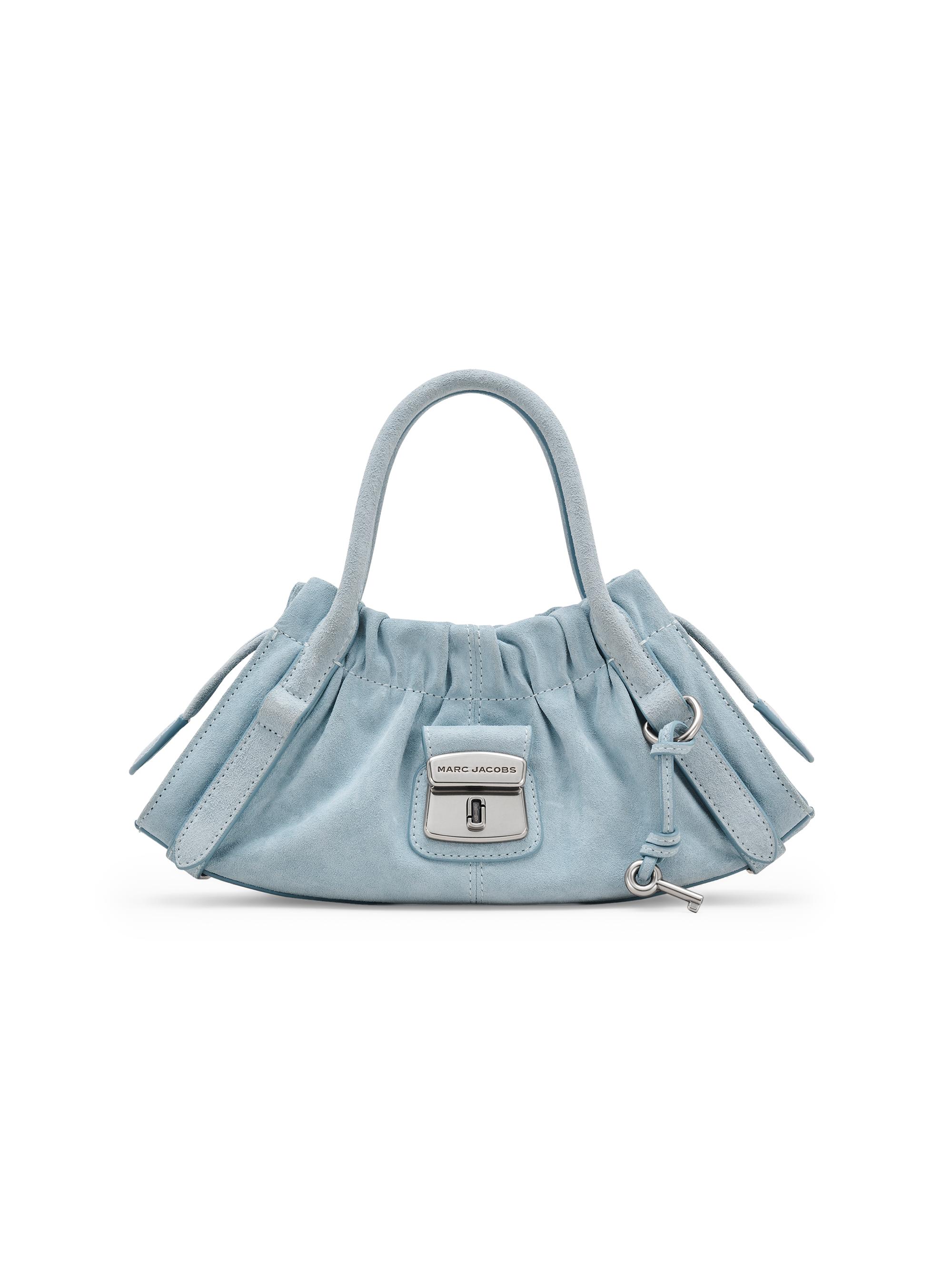 Marc Jacobs Women's The Suede Cristina  Satchel - Blue Mist