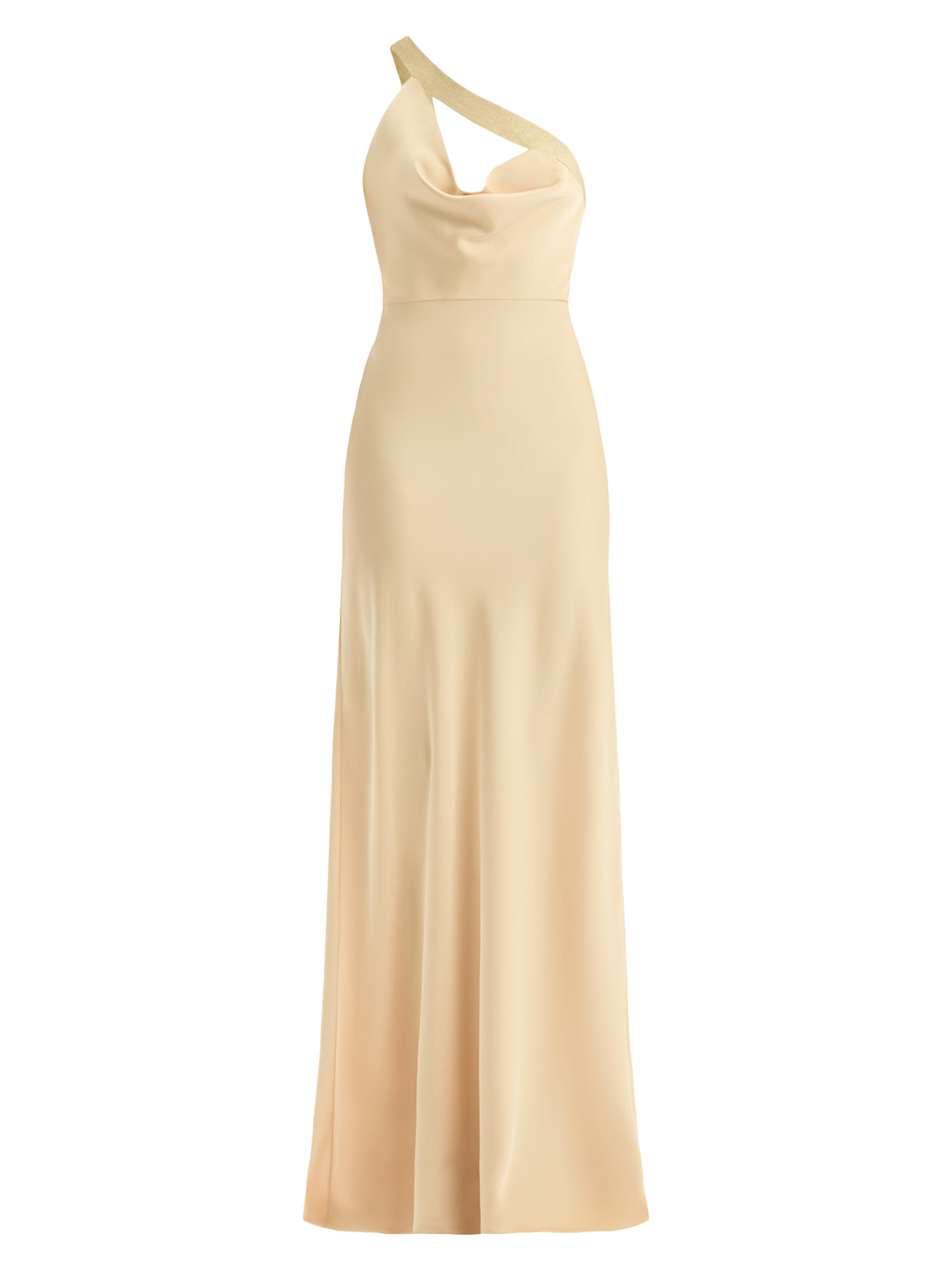 Hervé Léger Women's The Fiora Metallic Satin Gown - Metallic Gold