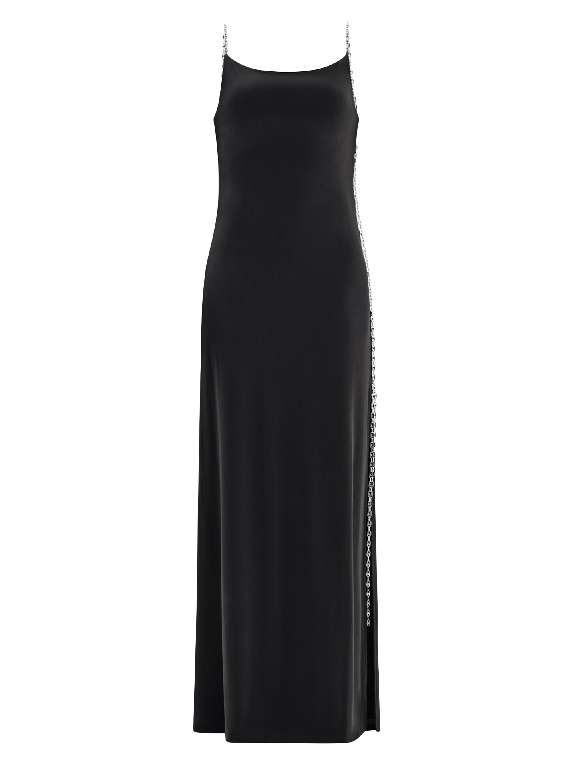 Hervé Léger Women's The Aviva Chain-Trim Jersey Gown - Black