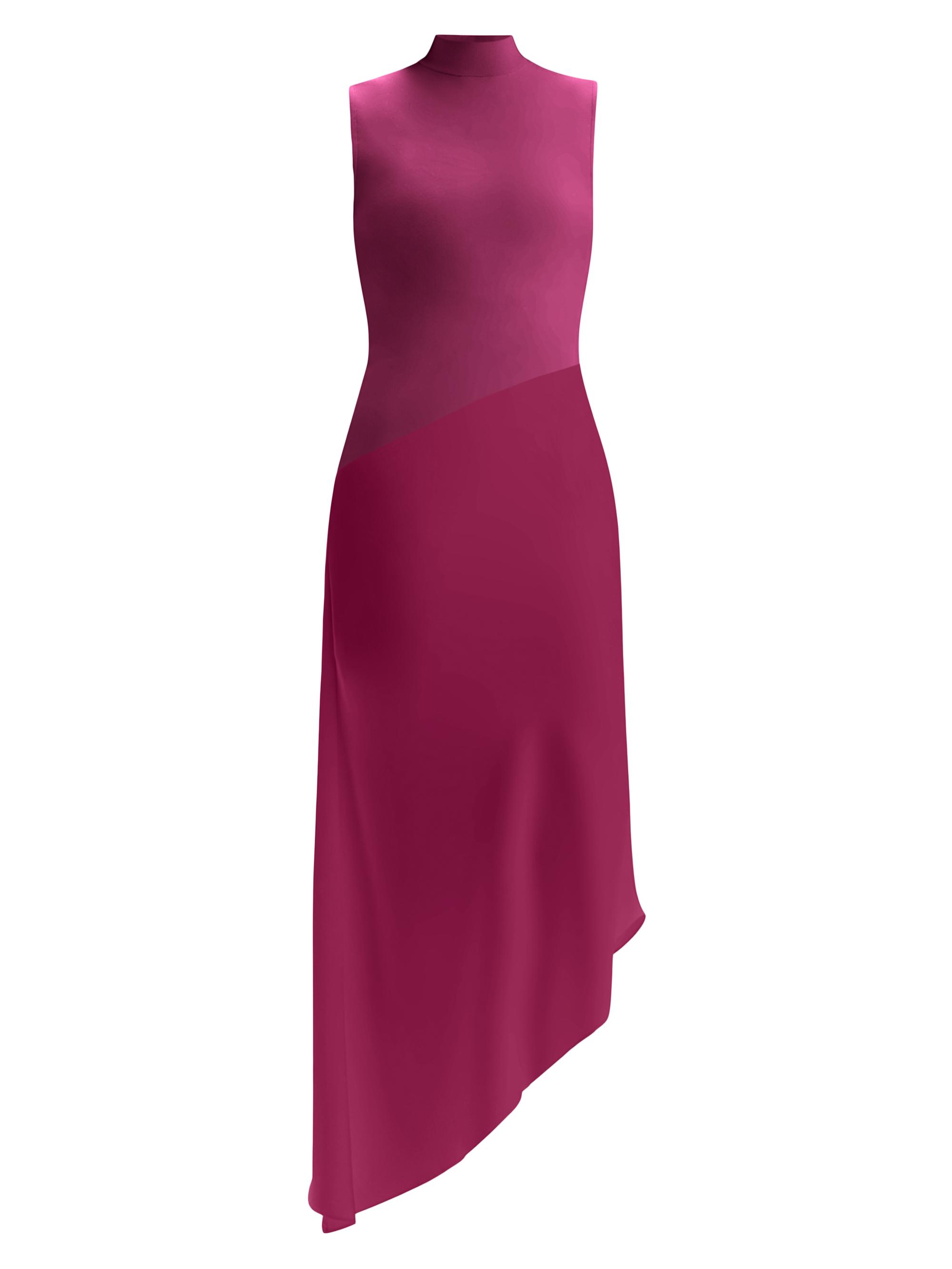 Hervé Léger Women's The Esme Asymmetric Midi-Dress - Thistle