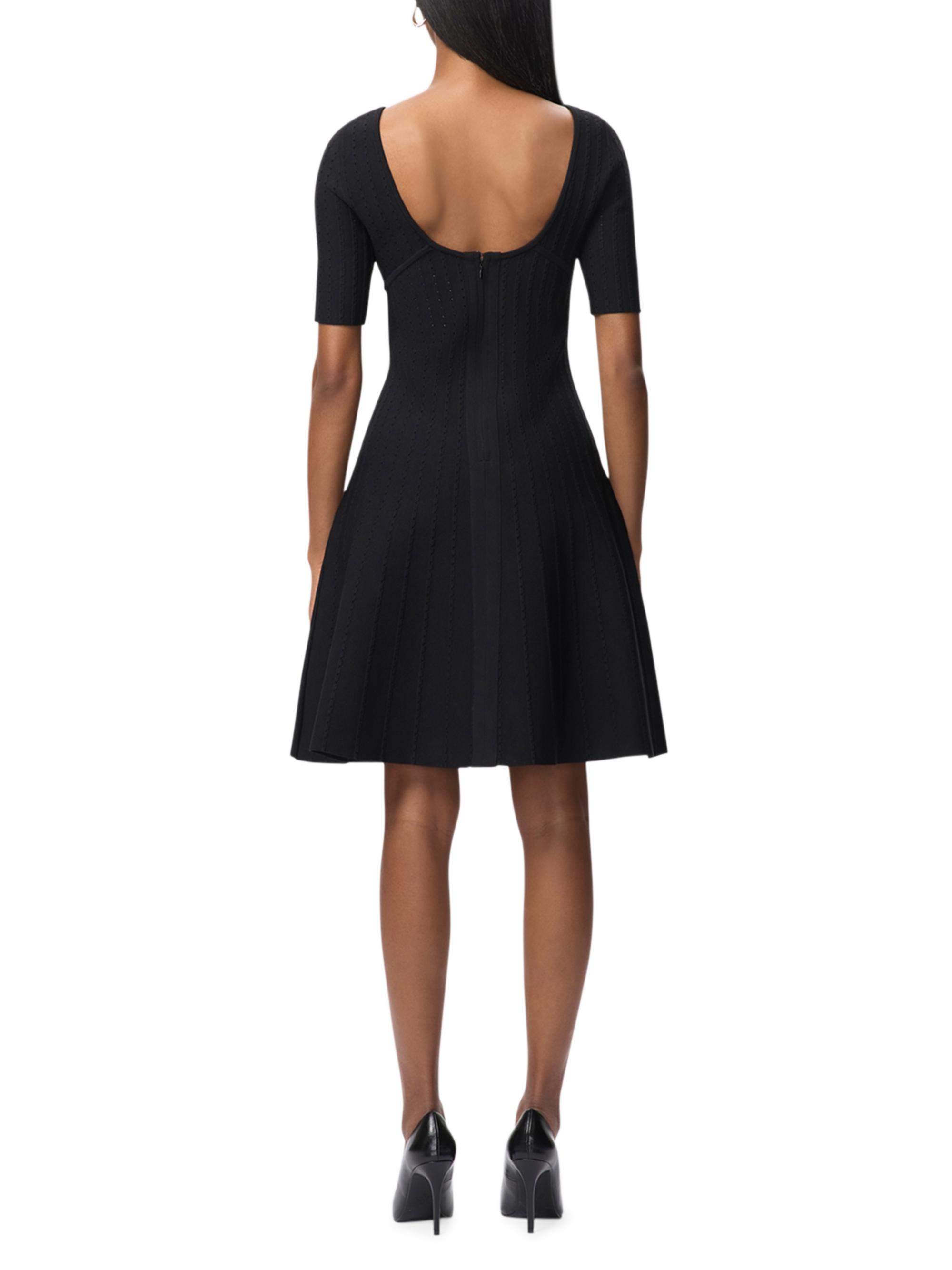 halterneck knit dress TOTEME - Compact knit halter dress Black - XXS main image 1