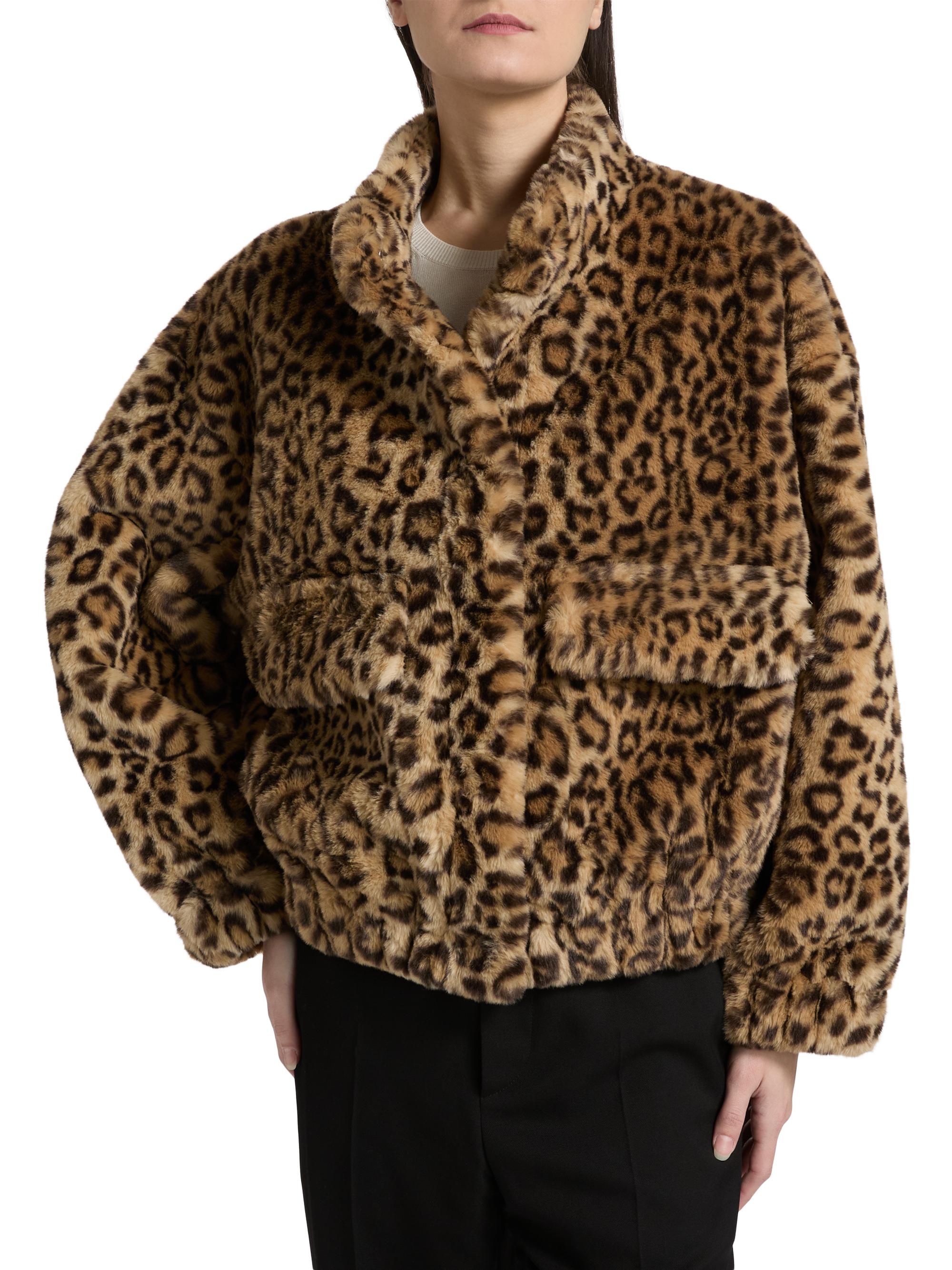 あ*り様 BE:FIRST SOTA着用davryu leopard 上下セット ba&sh Jaros Leapard-Print Faux-Fur Coat | Saks Fifth Avenue