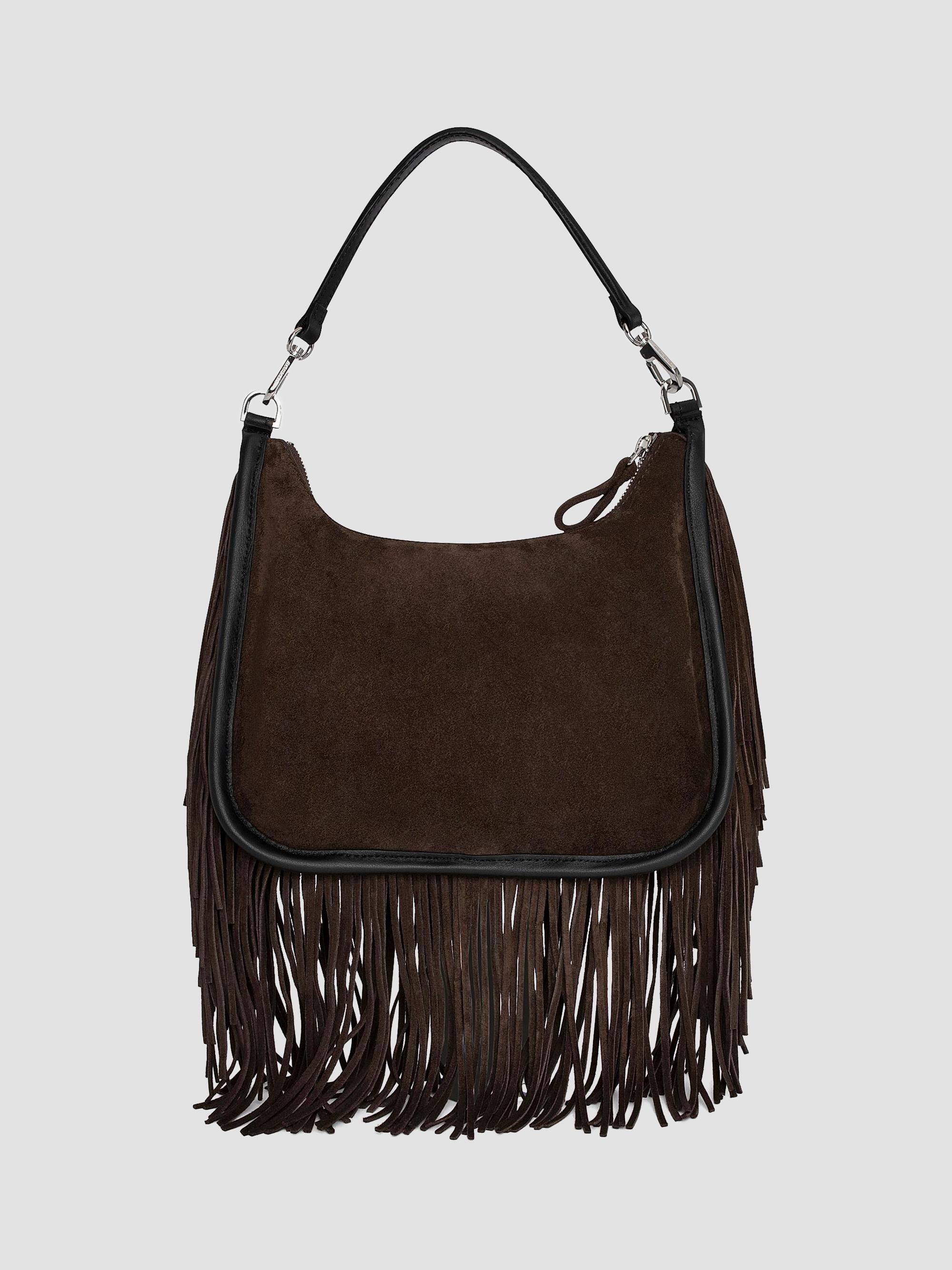 Pierre Hardy Alpha Day Miss Texas Fringed Suede Shoulder Bag