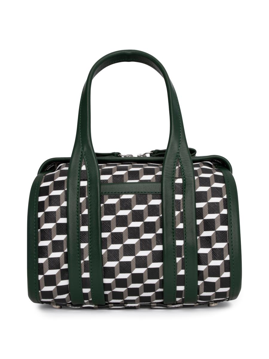 Pierre Hardy Nano Cab 3D Cube Canvas-Leather Top Handle Bag | Saks