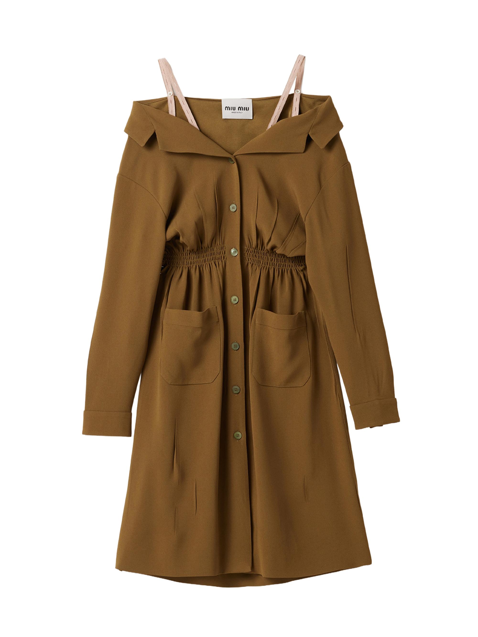 Miu Miu Pleated Plaid Mini-Dress | Saks Fifth Avenue