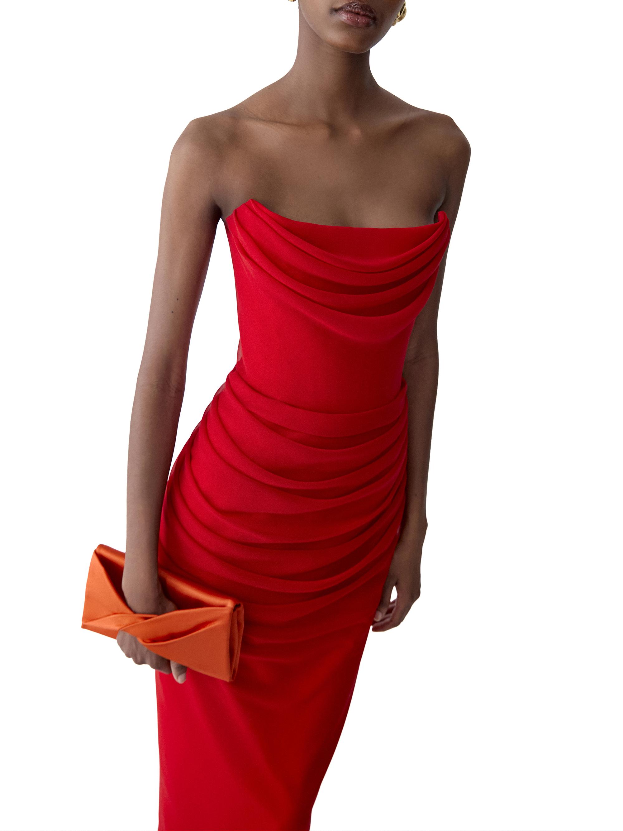 fit and flare party dress Naughty Grl & Christmas Eve Outfits For Color:Custom colors (please check the color card and note the color number you want) floral embroidery dress