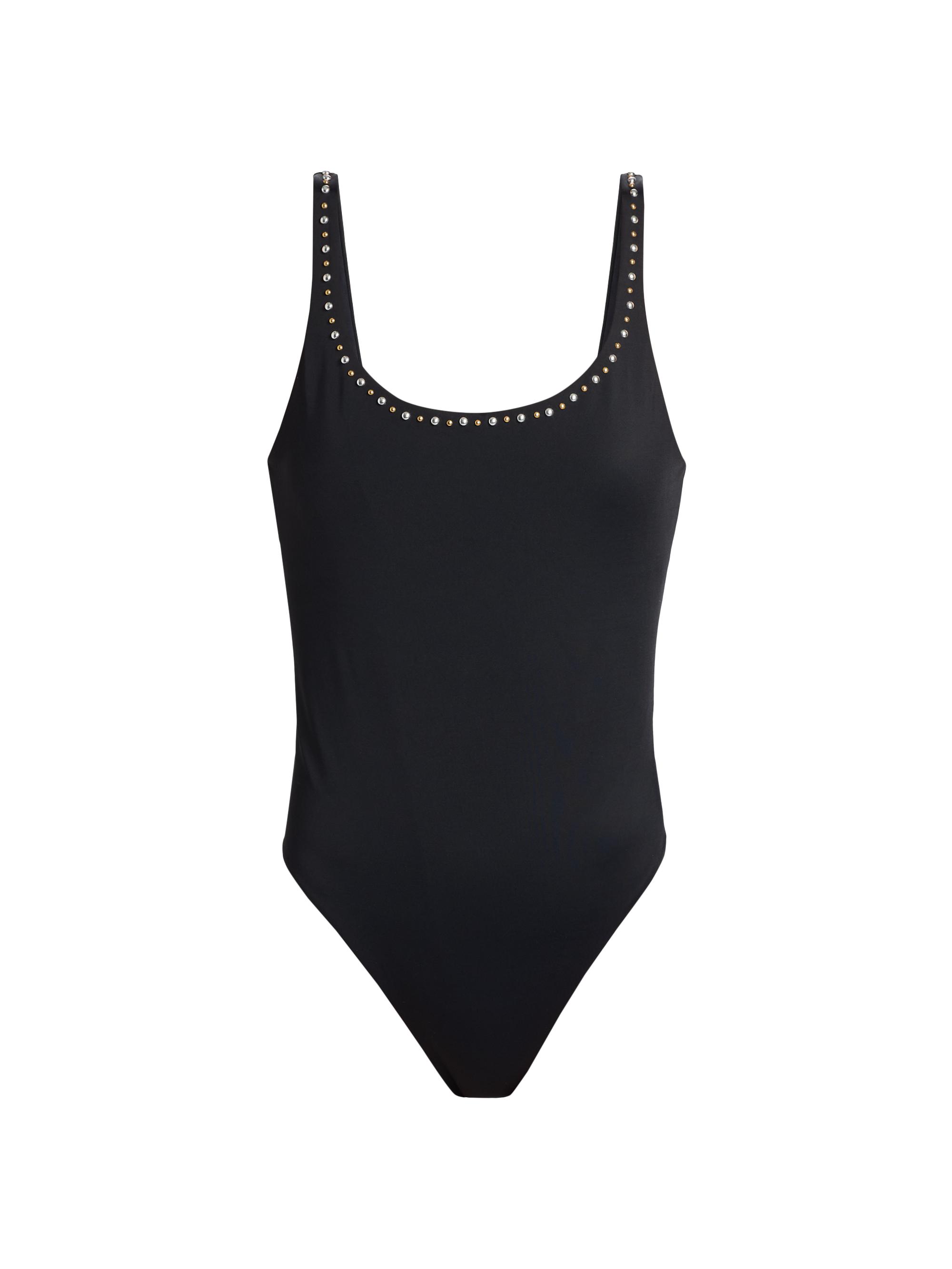Prada Jersey One-Piece Swimsuit with Rhinestones | Saks Fifth Avenue