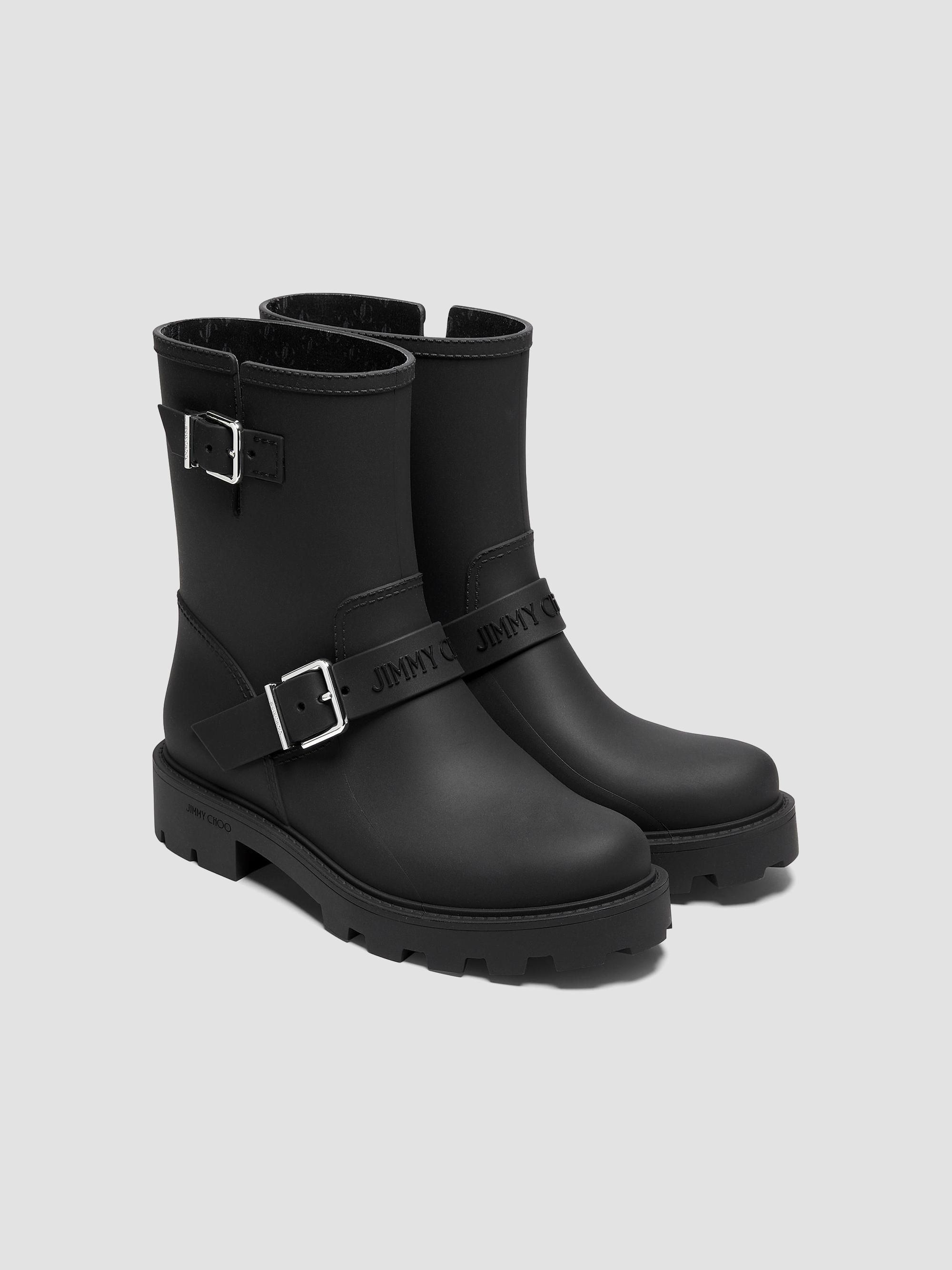 Jimmy Choo Biker Rain Boots | Saks Fifth Avenue