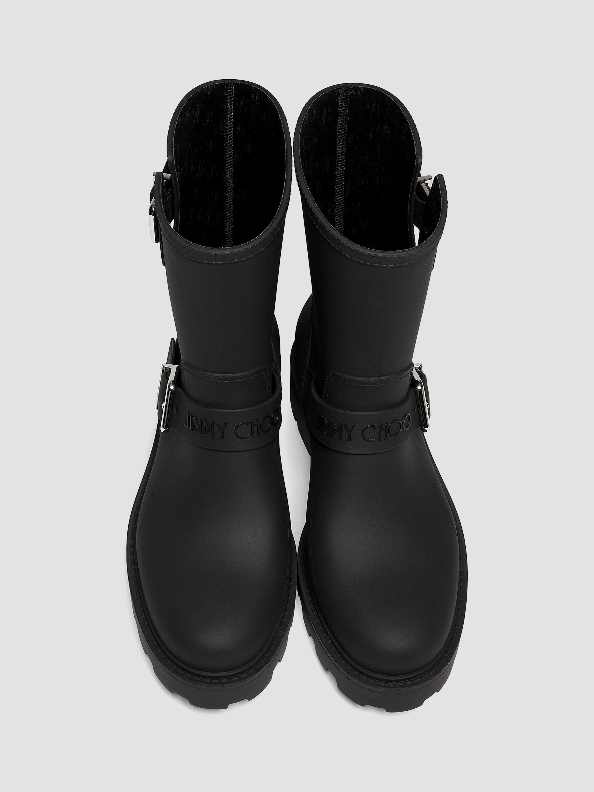 Jimmy Choo Biker Rain Boots | Saks Fifth Avenue