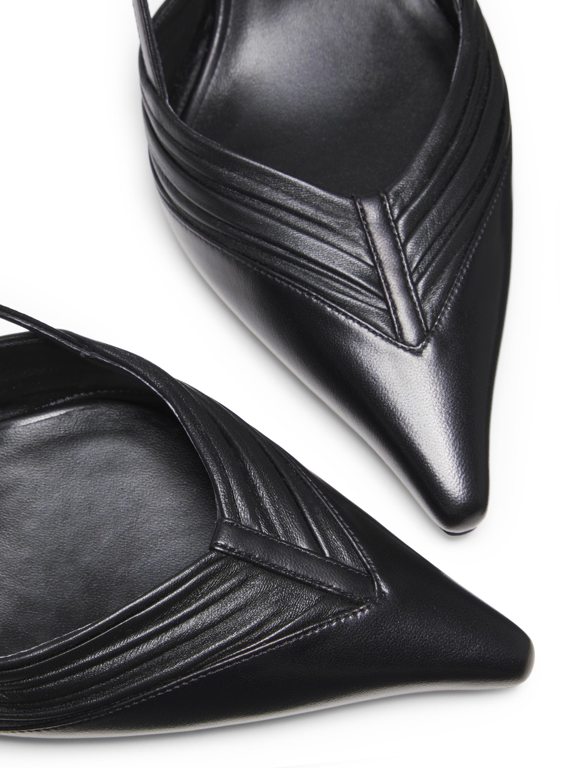 Jimmy Choo Afia 65MM Leather Slingback Pumps | Saks Fifth Avenue