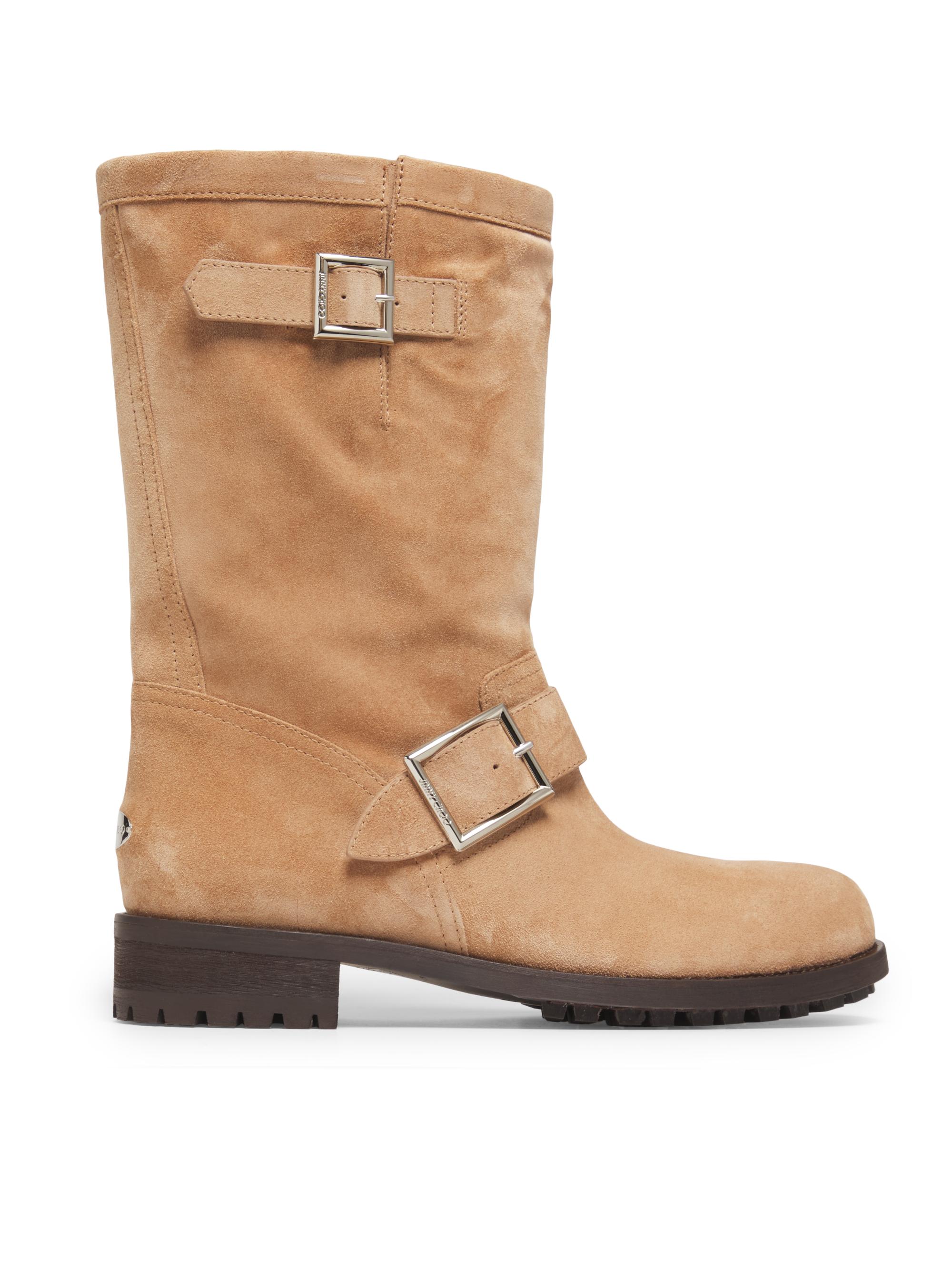 Jimmy Choo Suede Biker Boots | Saks Fifth Avenue